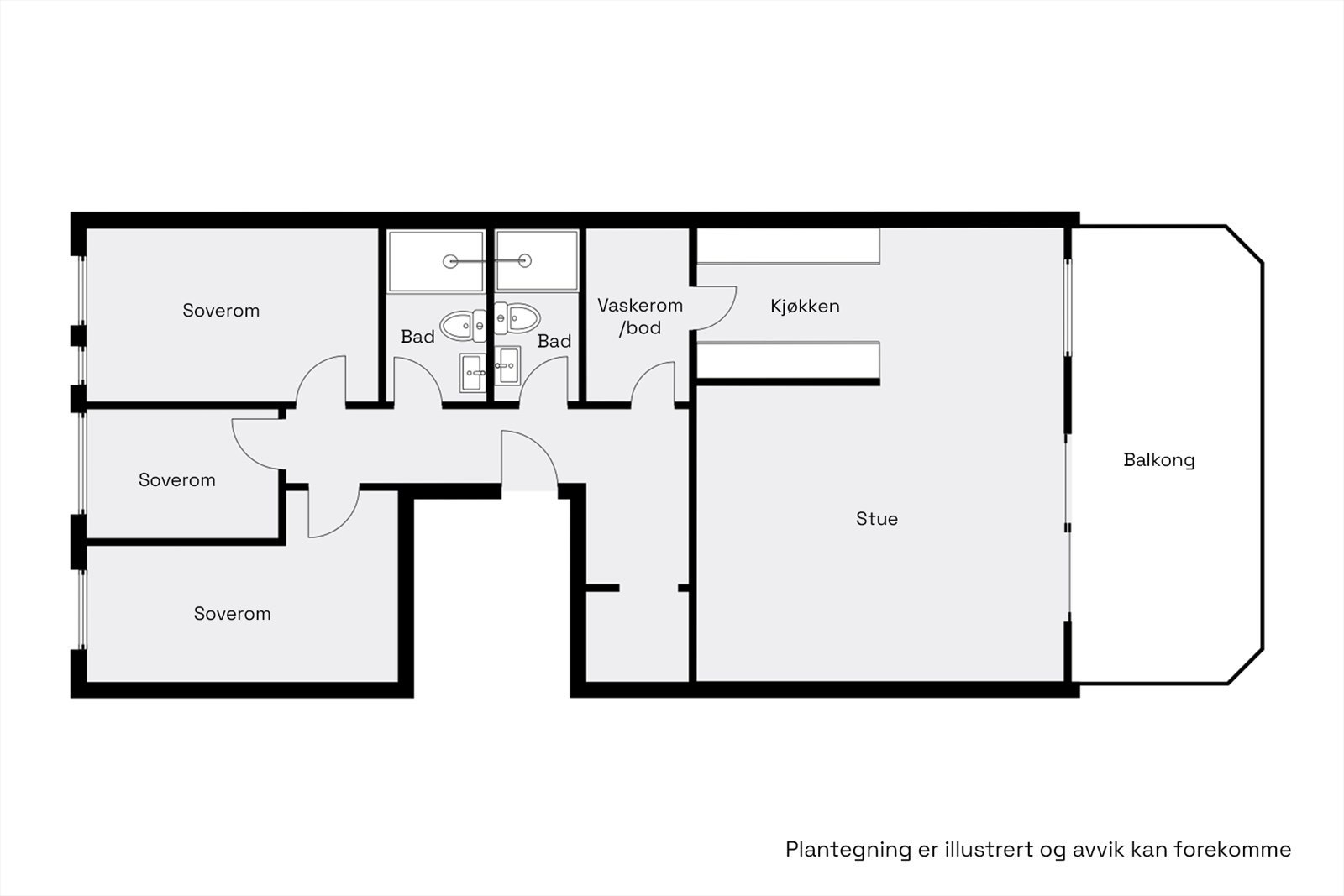 Plantegning Galleribilde
