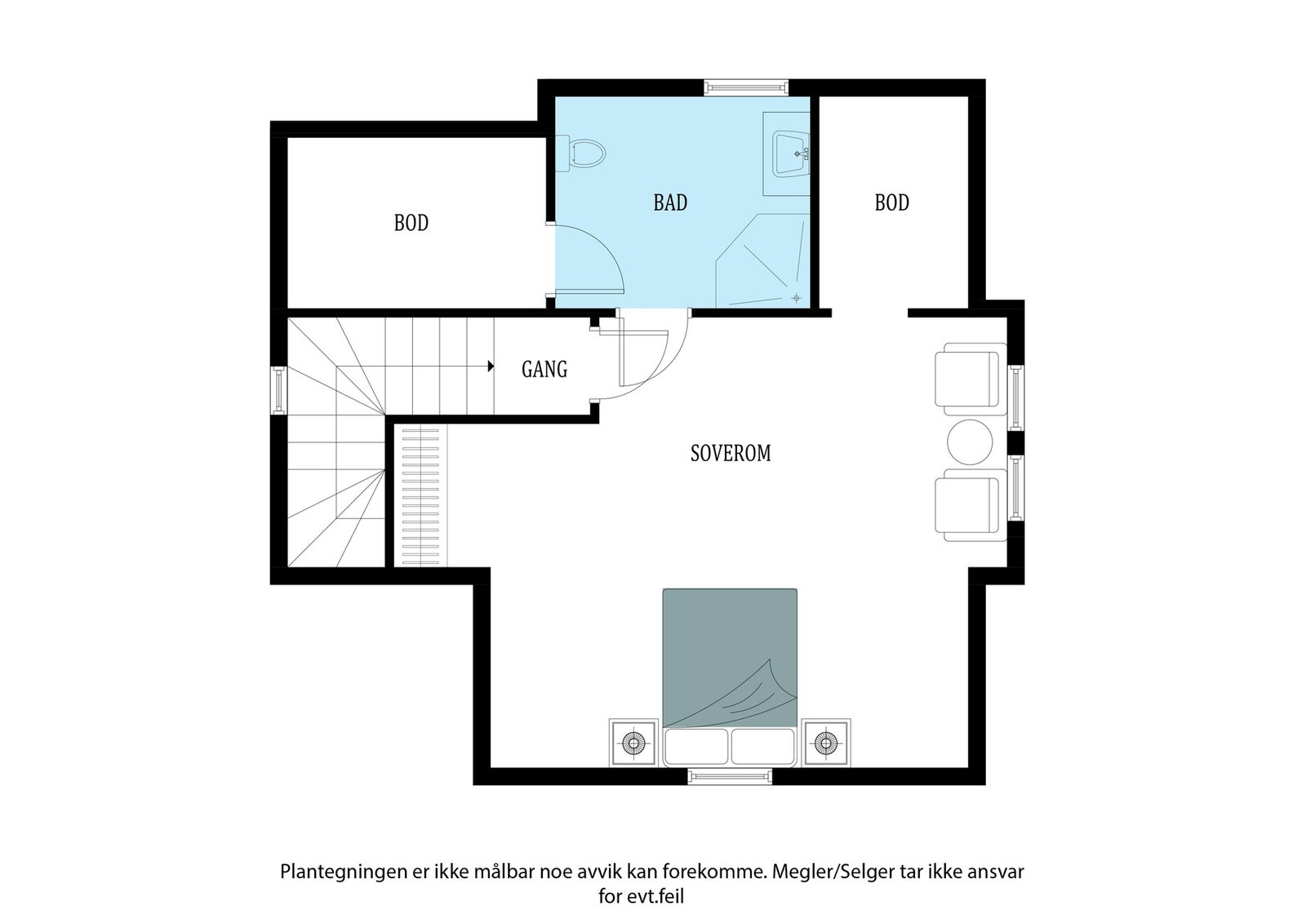 2. etasje er utformet som en privat suiteløsning med romslig soverom, tilhørende bad og gode garderobeløsninger - en skjermet og komfortabel del av boligen med hotellfølelse. Galleribilde