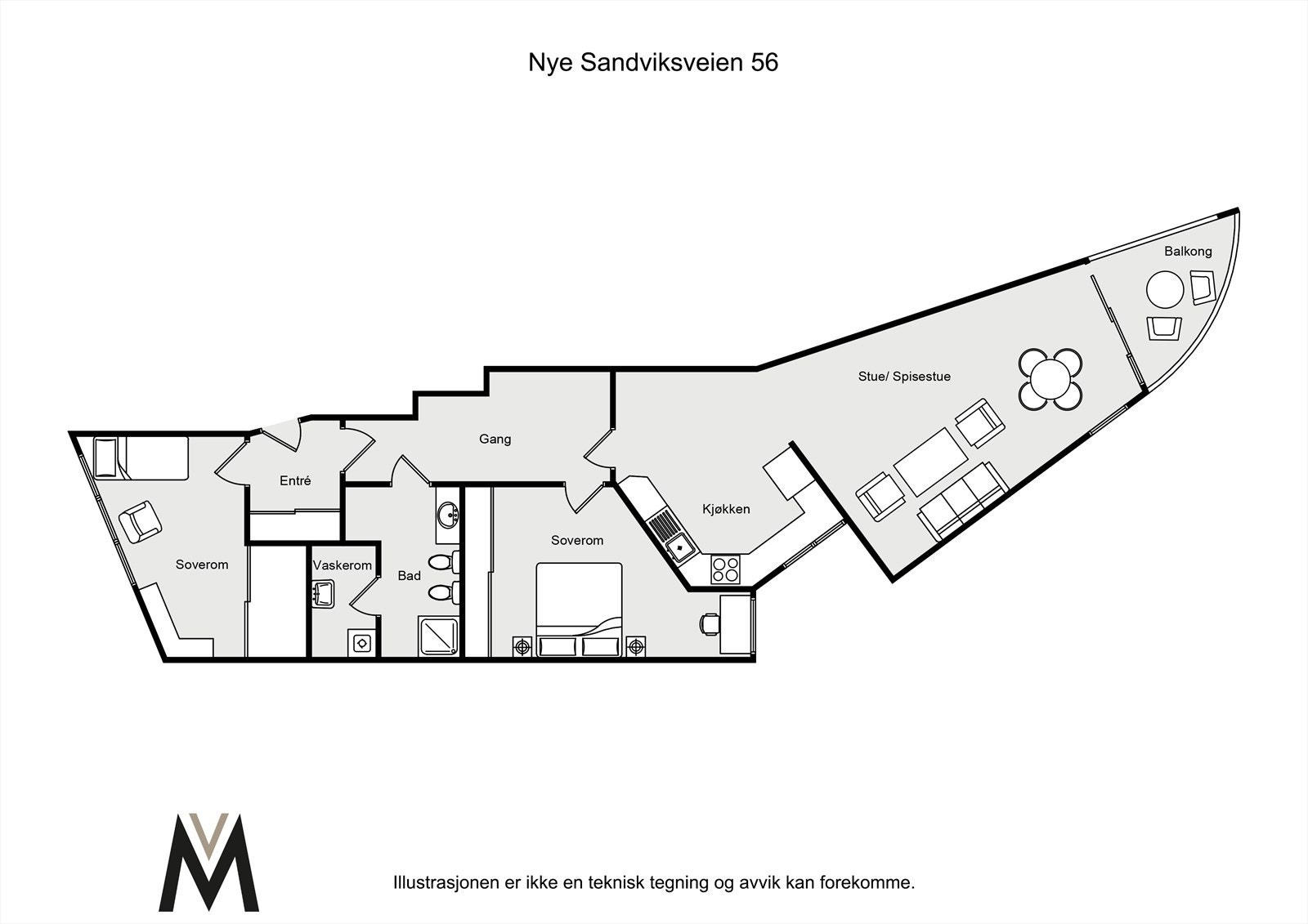 2D planskisse Galleribilde