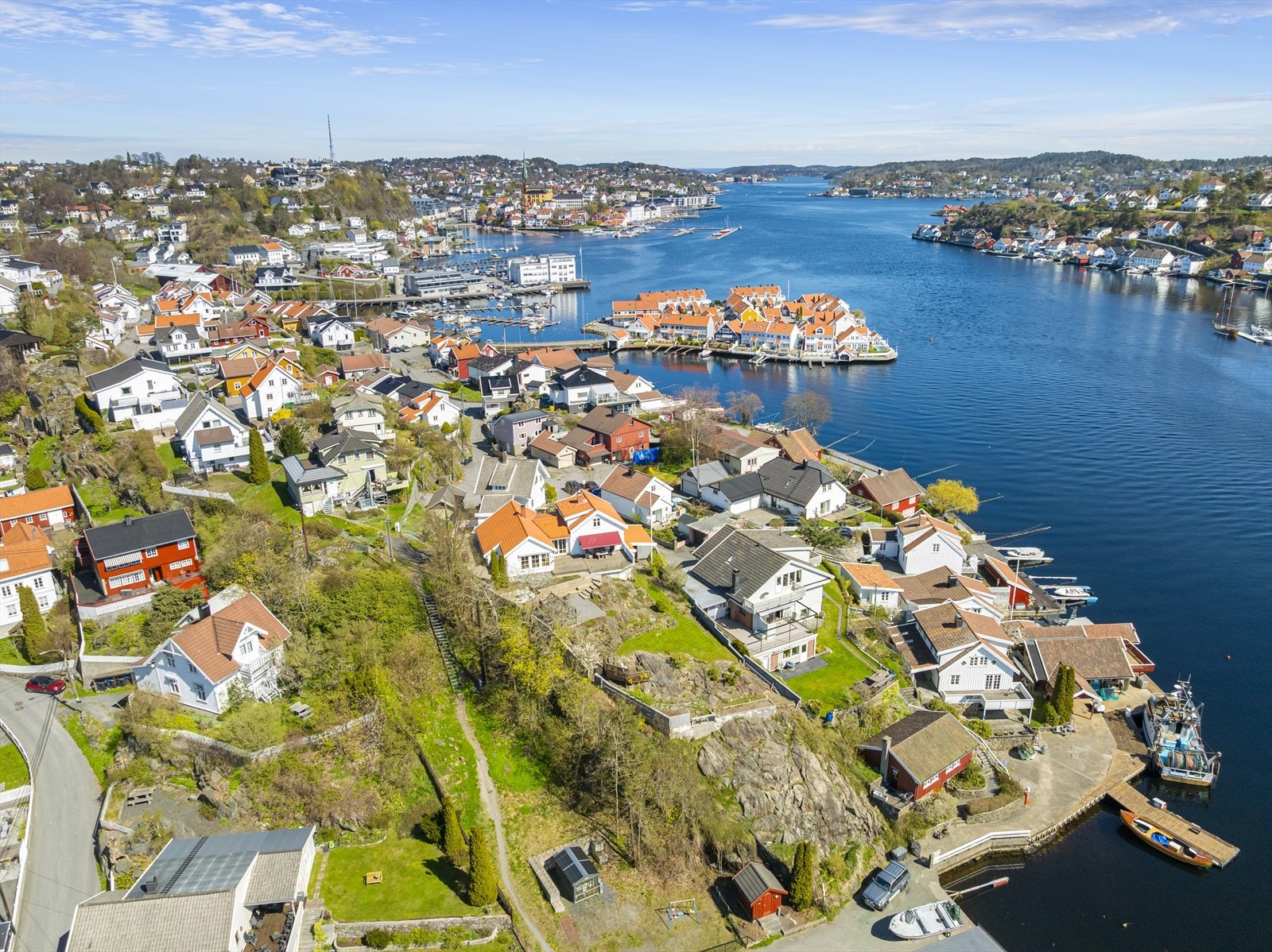 Dronebilde - Strømsbuneset Galleribilde