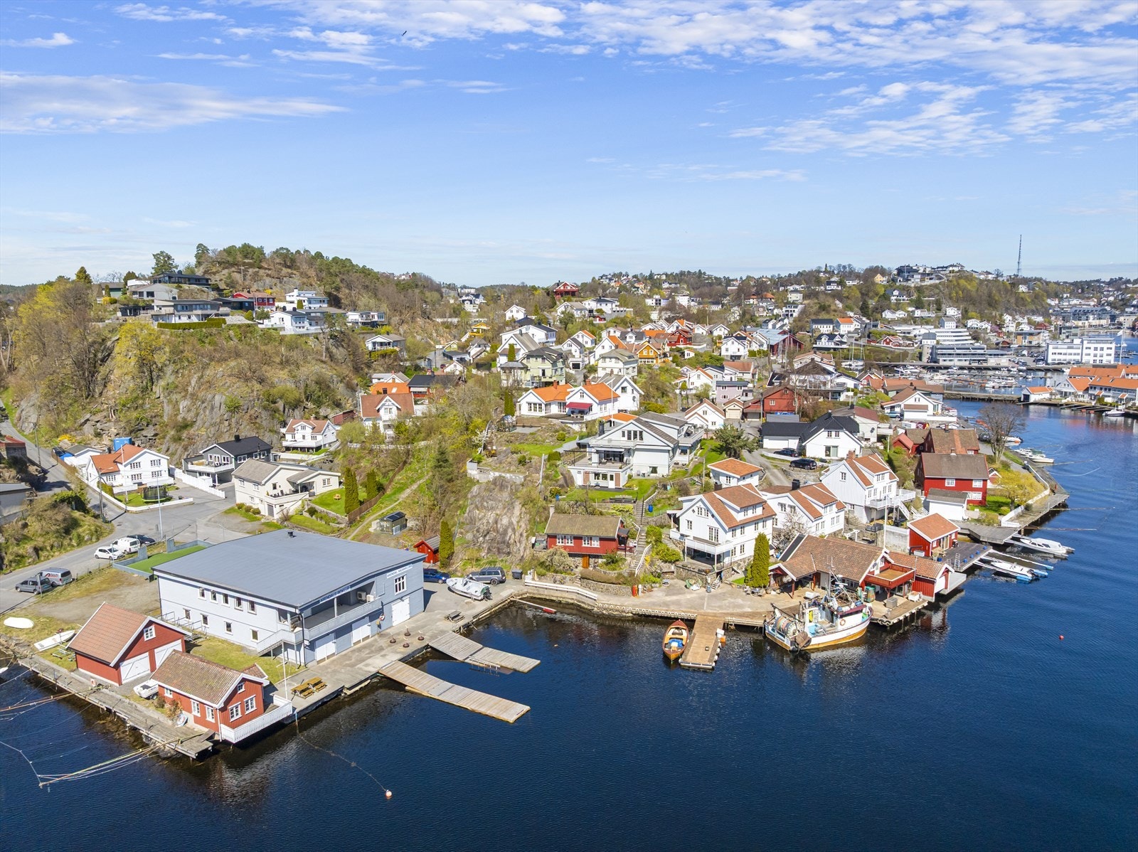 Dronebilde - Strømsbuneset Galleribilde