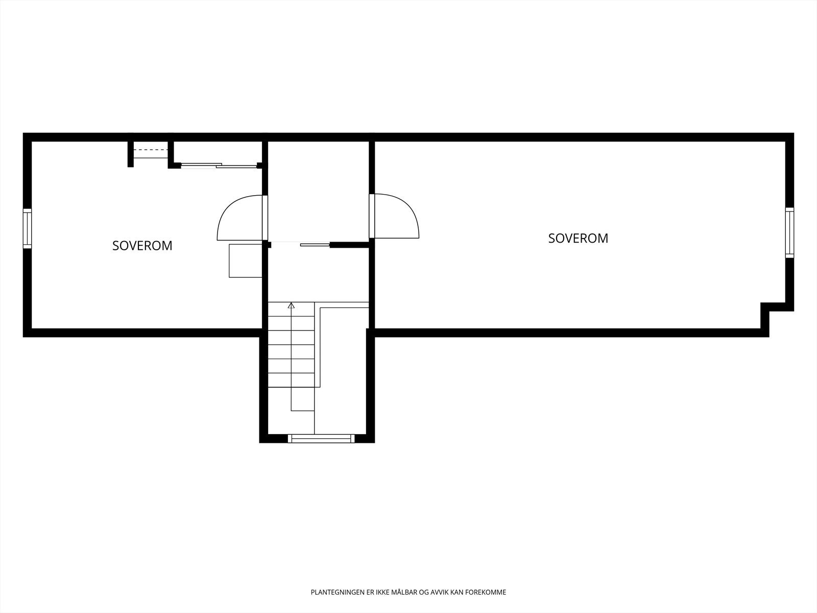 Plantegning loftsetasje. Galleribilde
