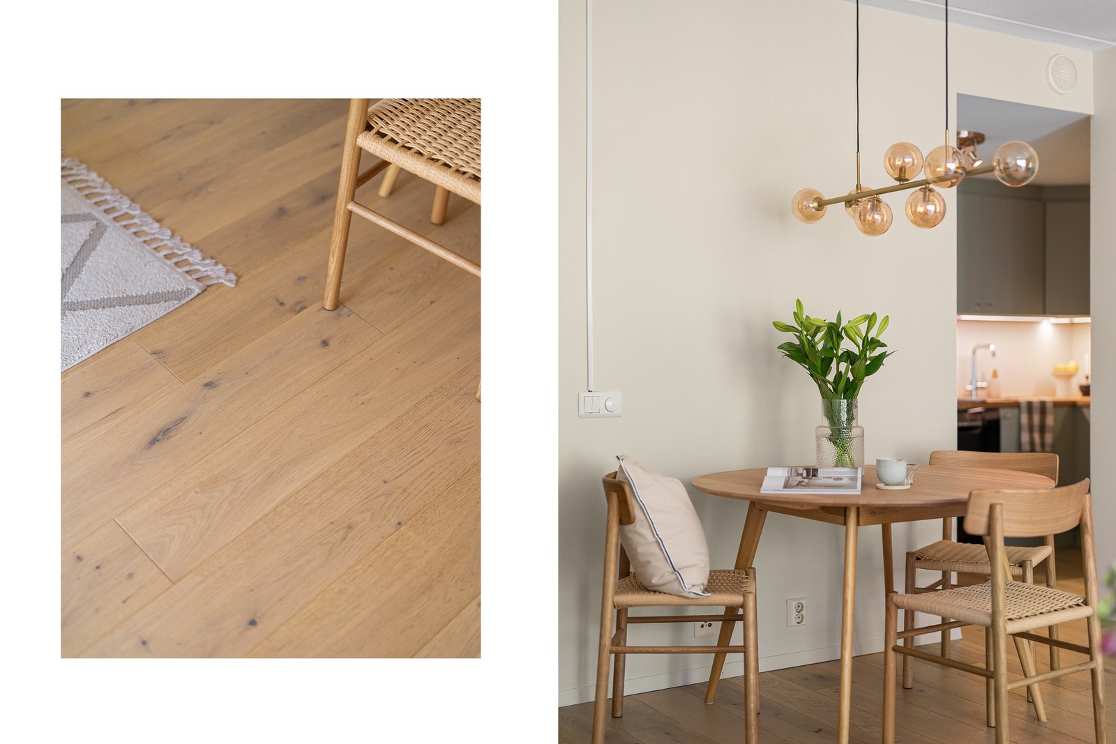I stuen er det god plass til spisebord som kan romme flere gjester. Galleribilde