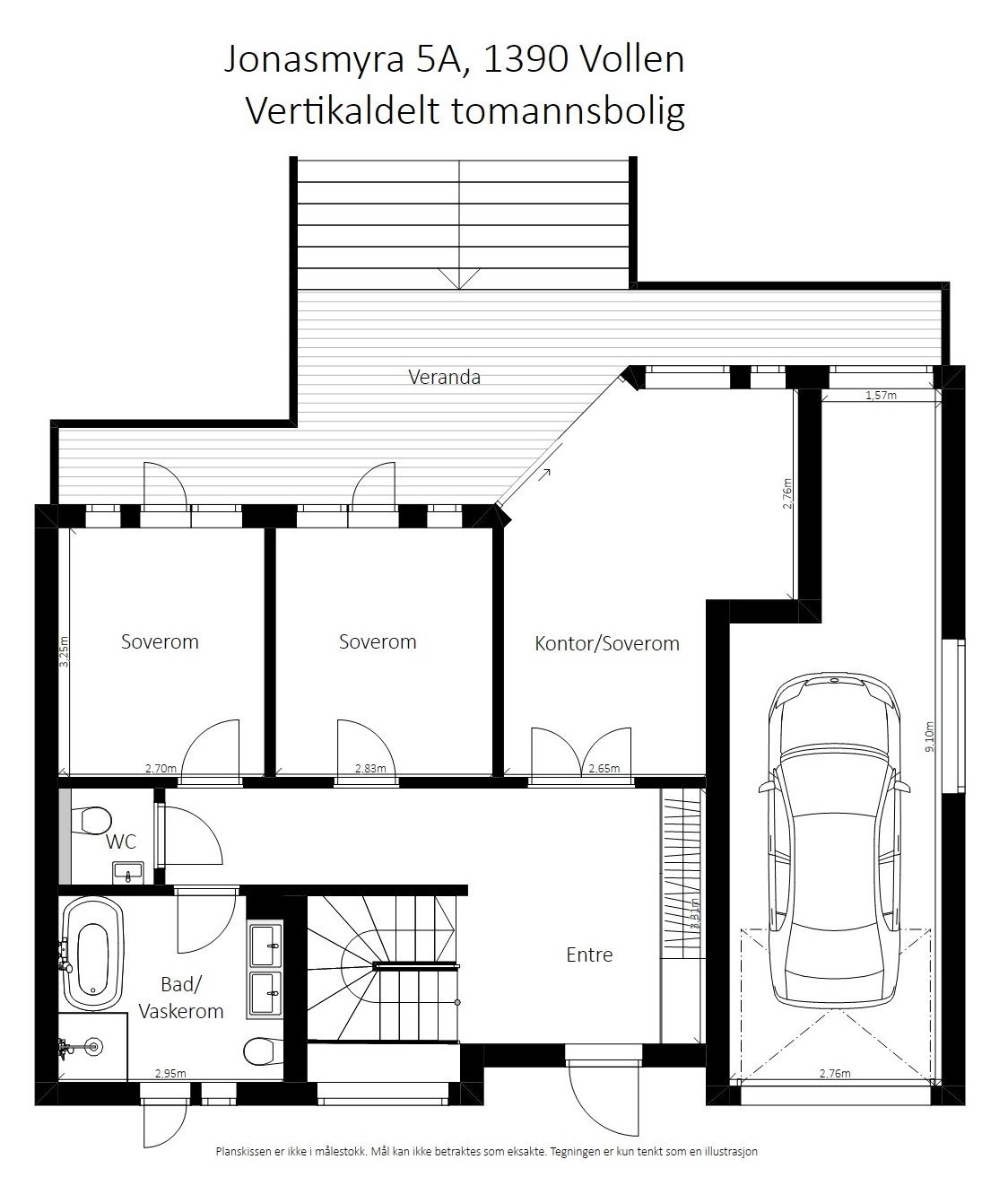 Plantegning 1. etasje. Galleribilde