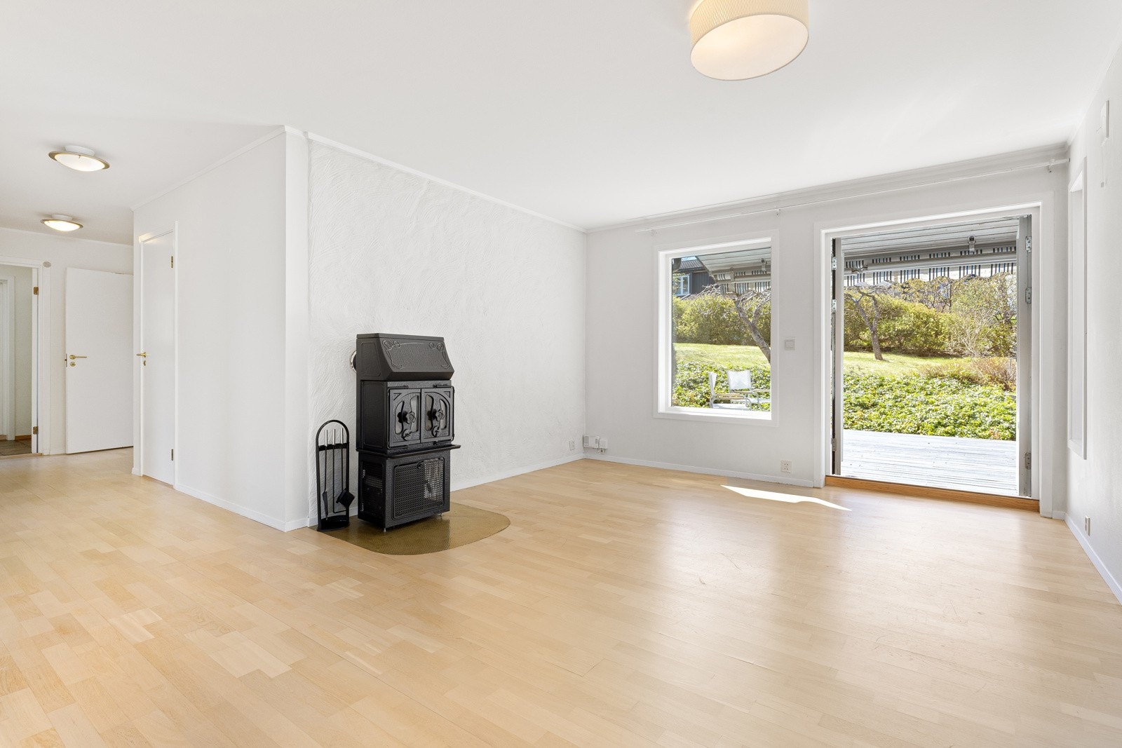 Stue med peis Galleribilde