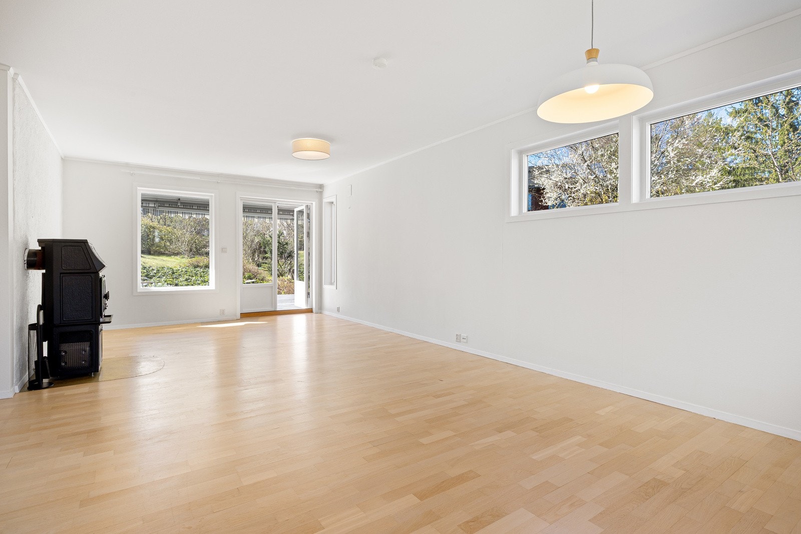 Stue med peis Galleribilde