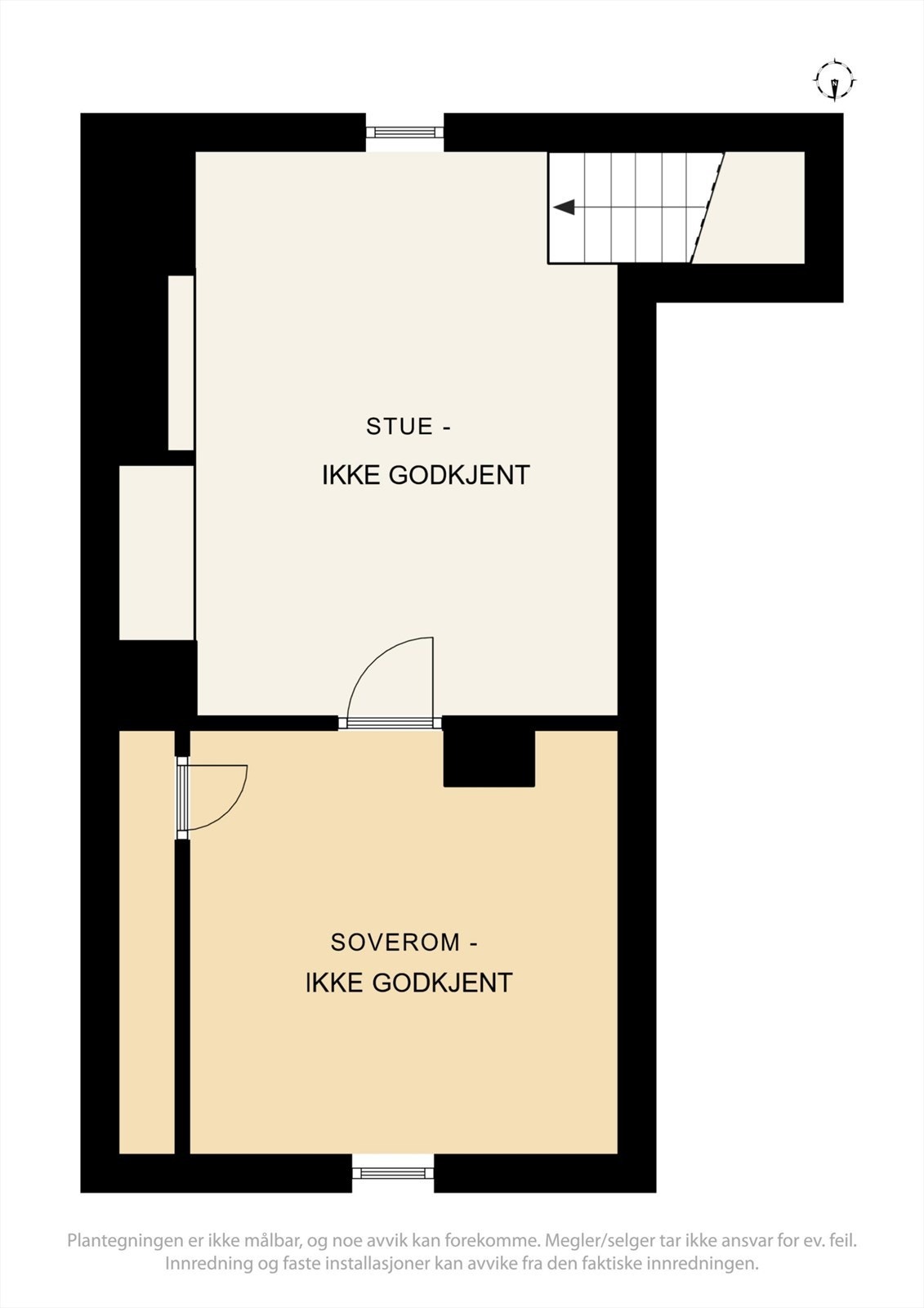 Plantegning loft. Galleribilde