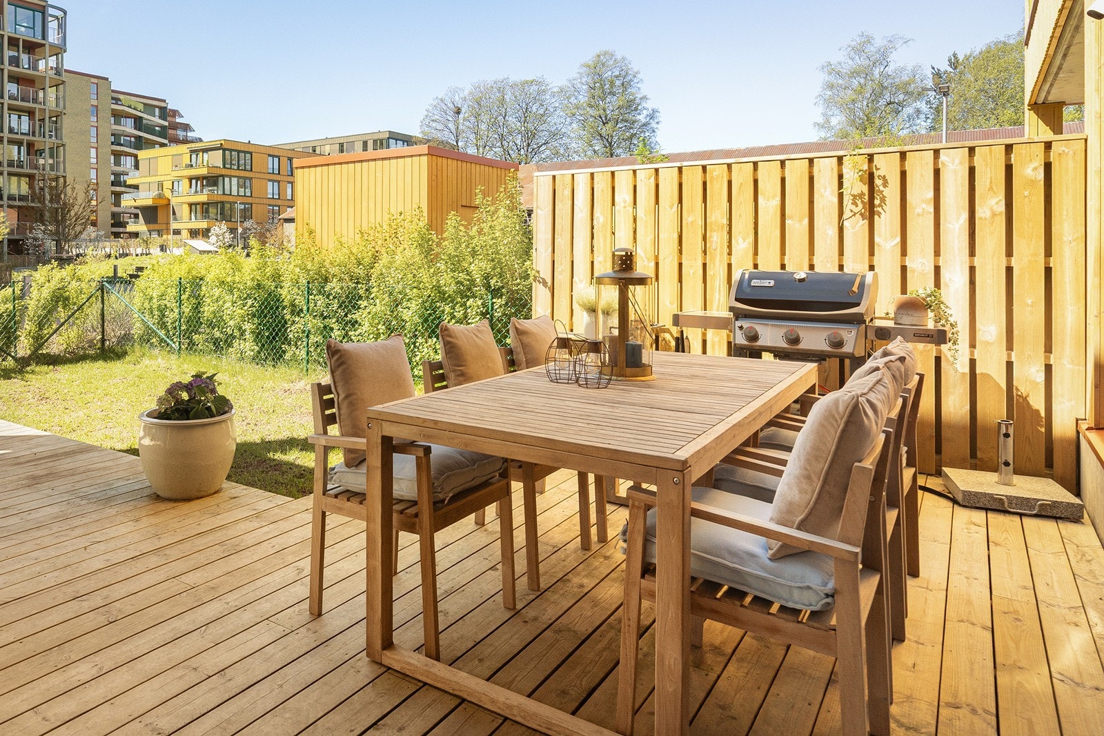 Perfekt for sosiale sammenkomster og sene sommerkvelder. Galleribilde