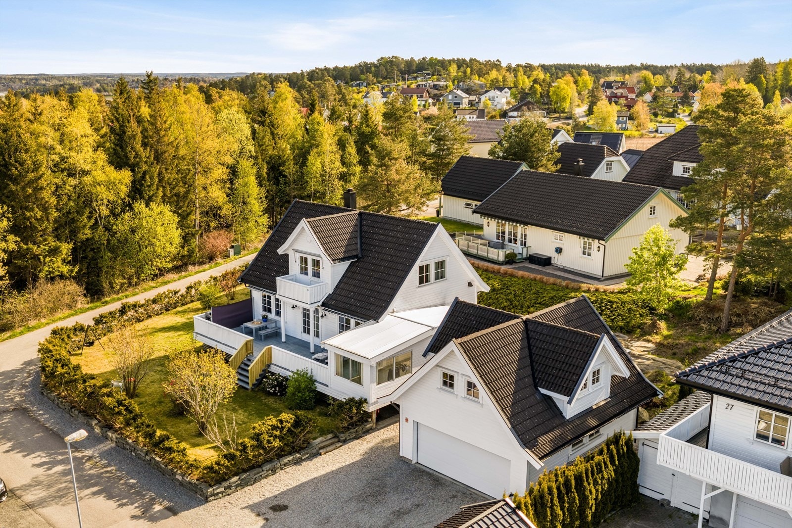 Gode solforhold på eiendommen. Galleribilde