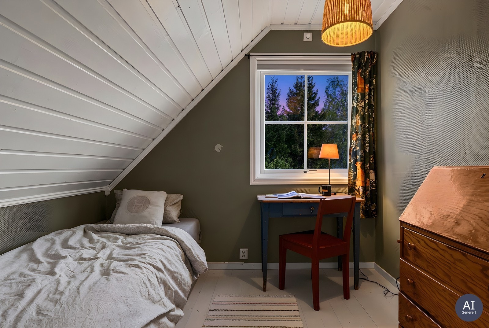 Vinduene slipper inn godt med dagslys. Galleribilde