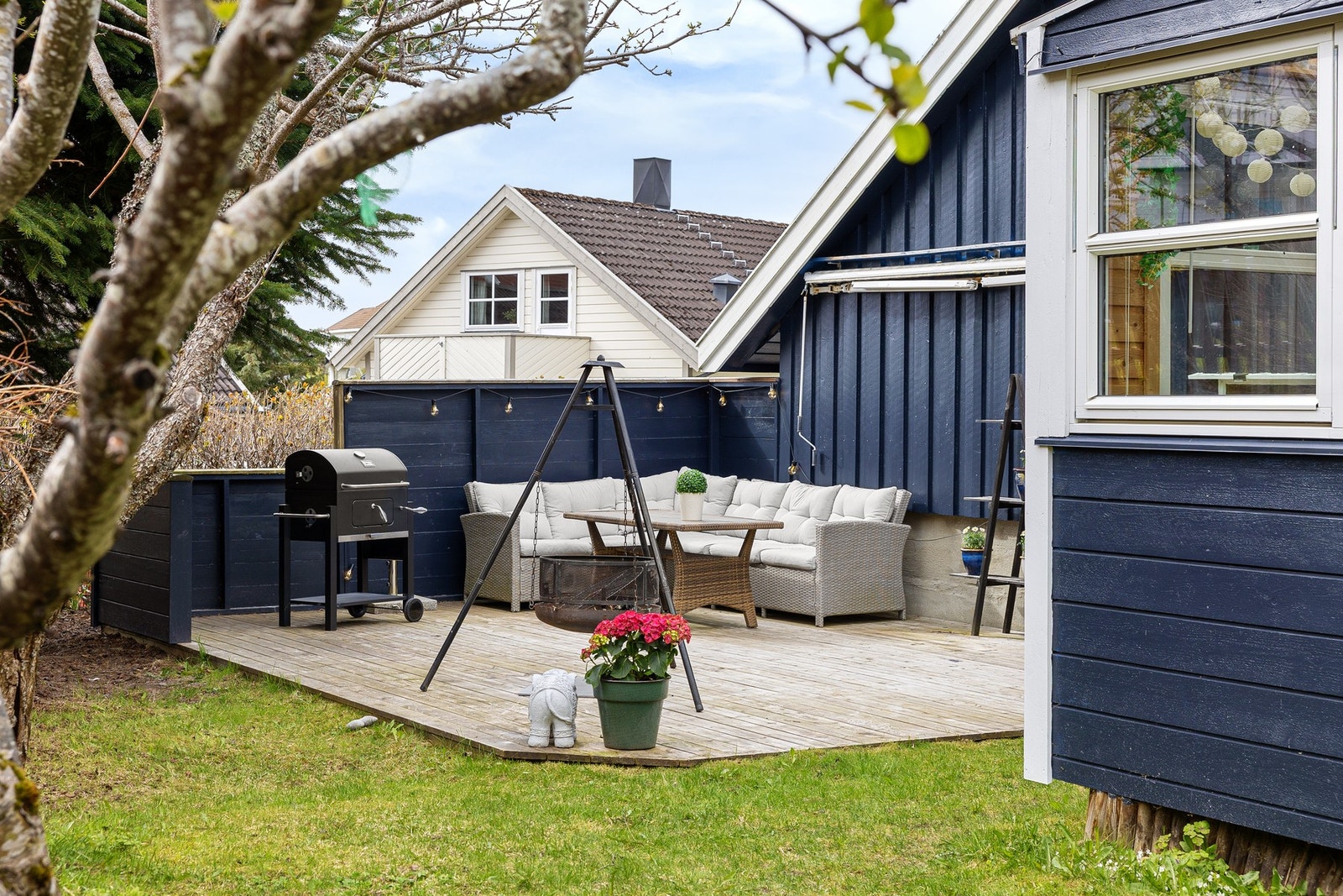 Platting skjermet for innsyn. Galleribilde