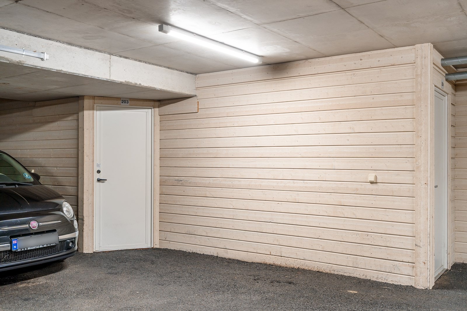 Praktisk sportsbod på 5 m². Galleribilde