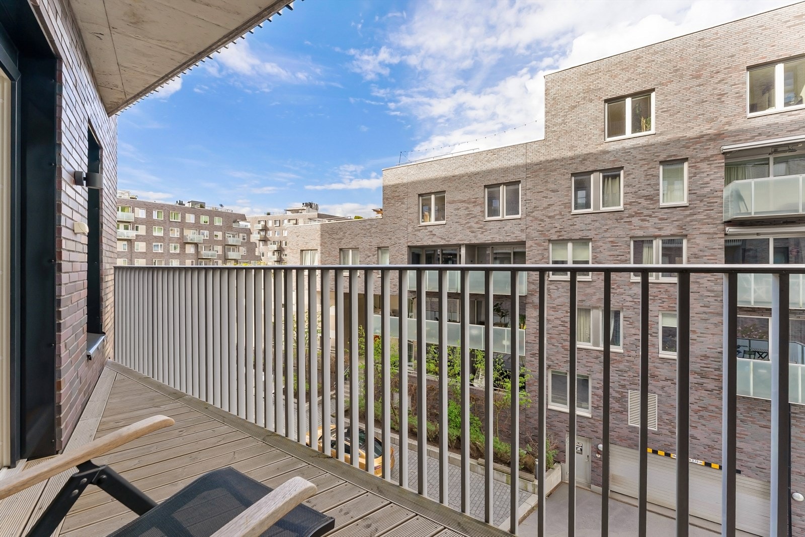 Det er plass til sittegrupper og beplantning. Galleribilde