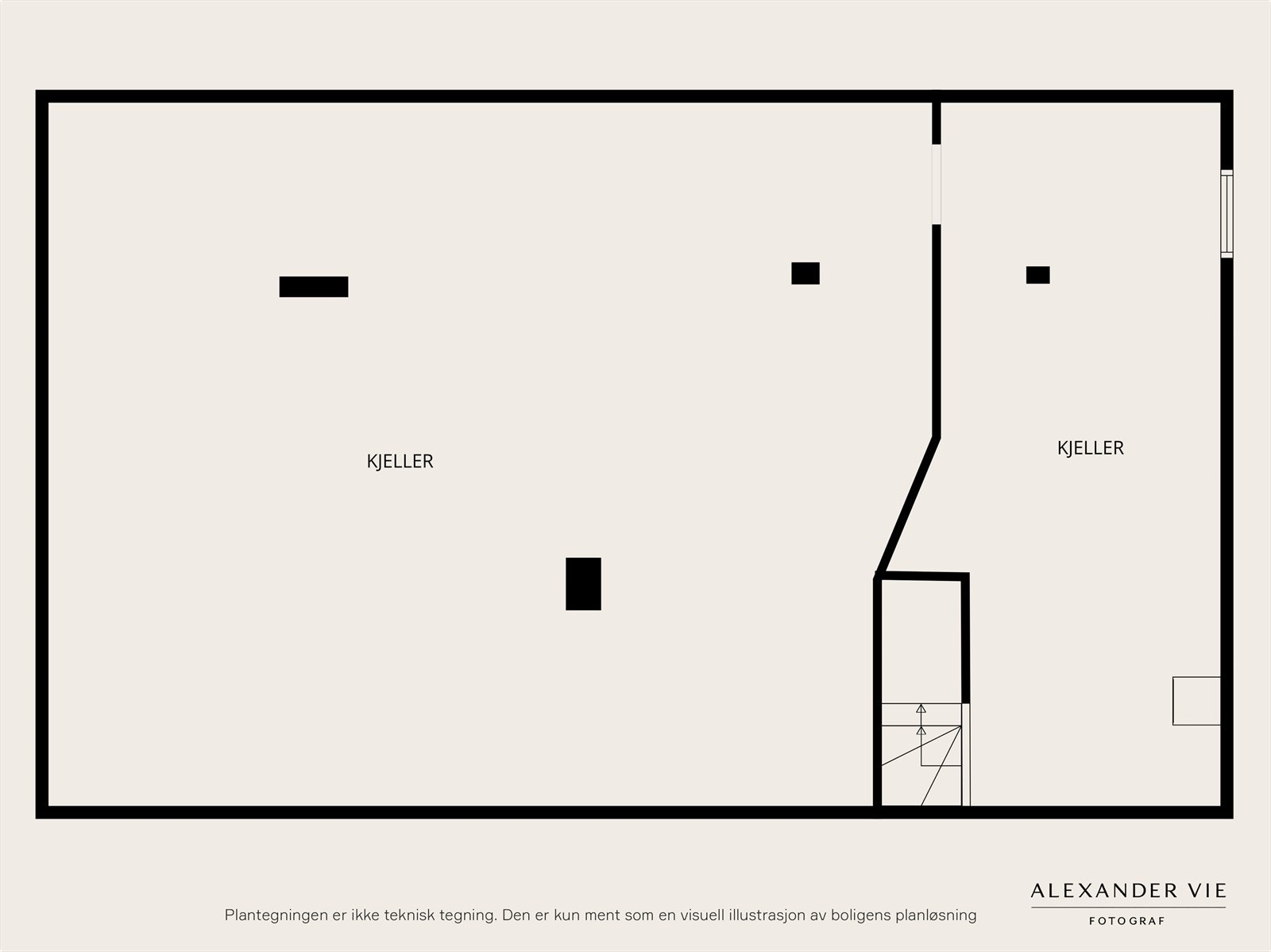 Plantegning | Krypkjeller Galleribilde