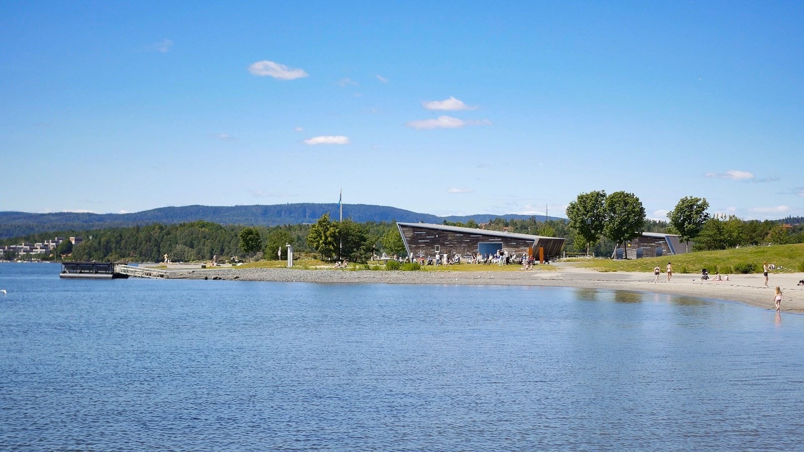 Stranden i nærområdet Galleribilde