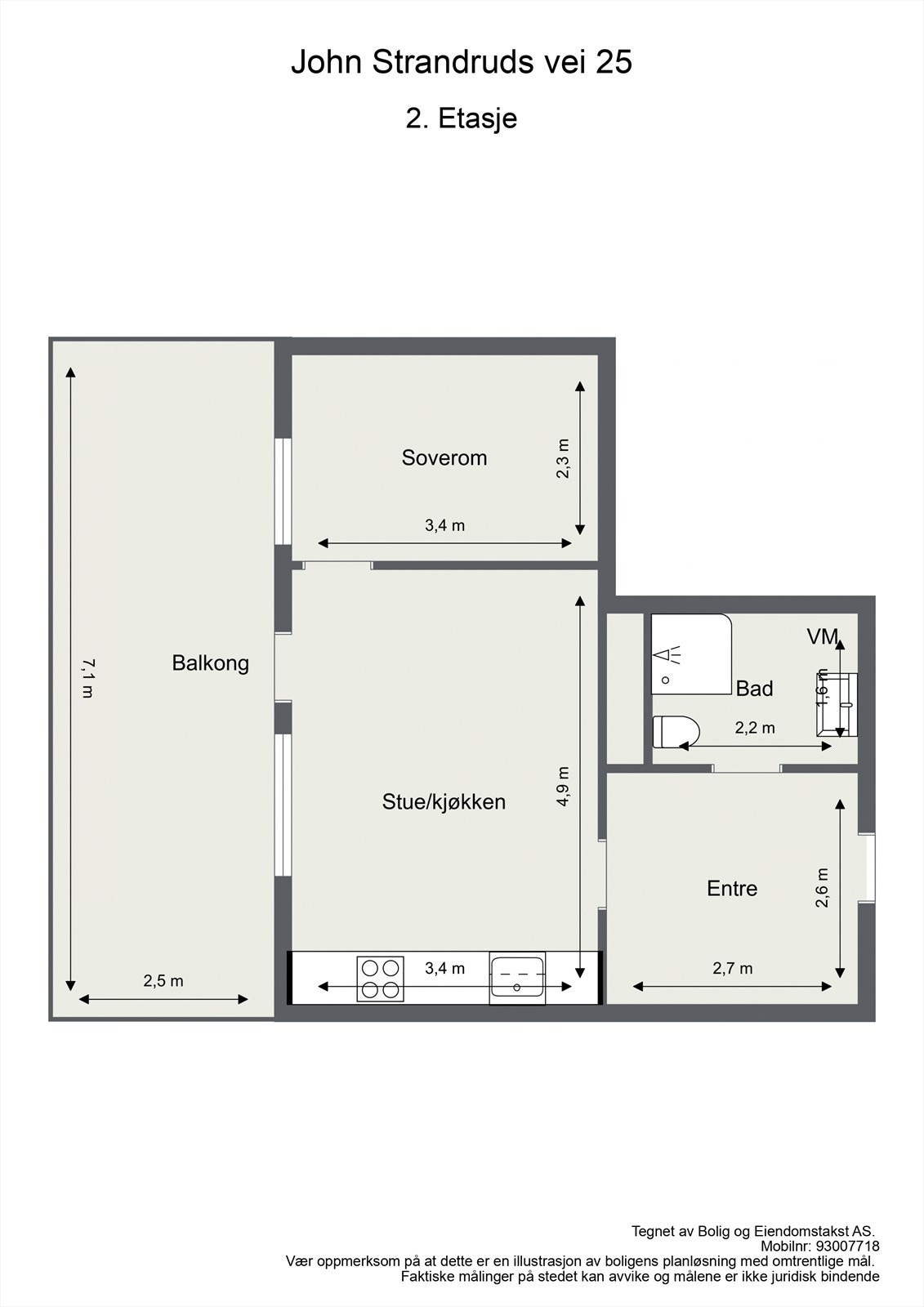 Plantegning Galleribilde