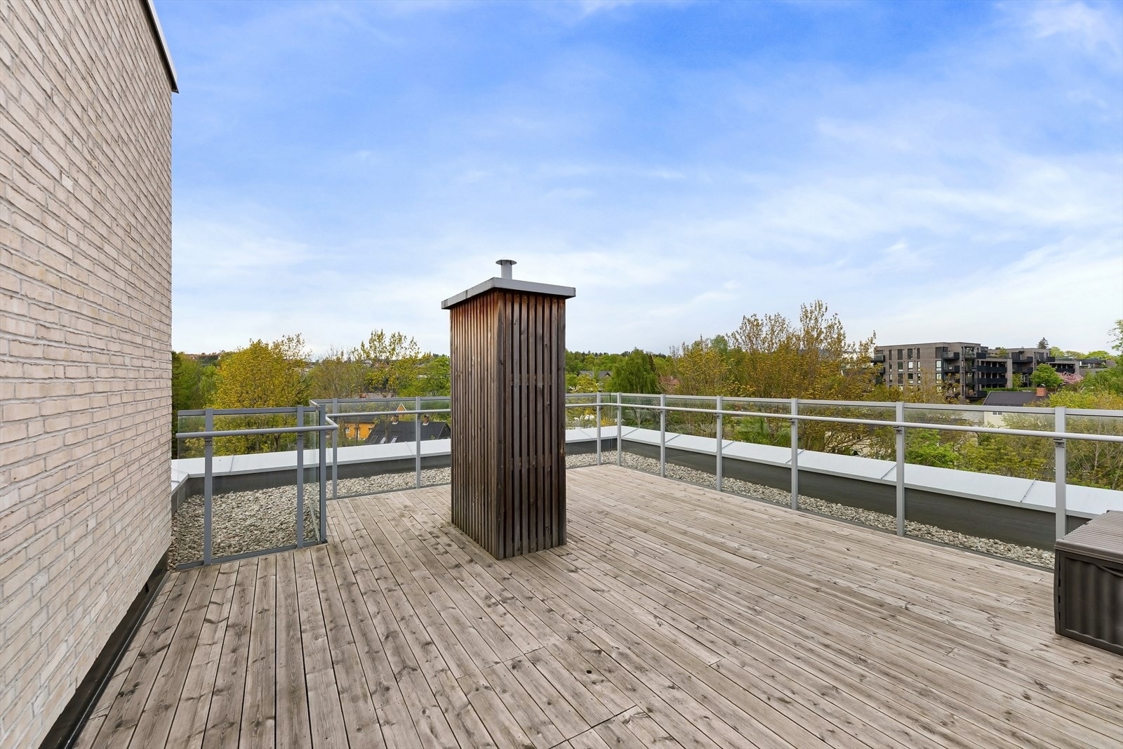 Felles takterrassen med heis adkomst Galleribilde