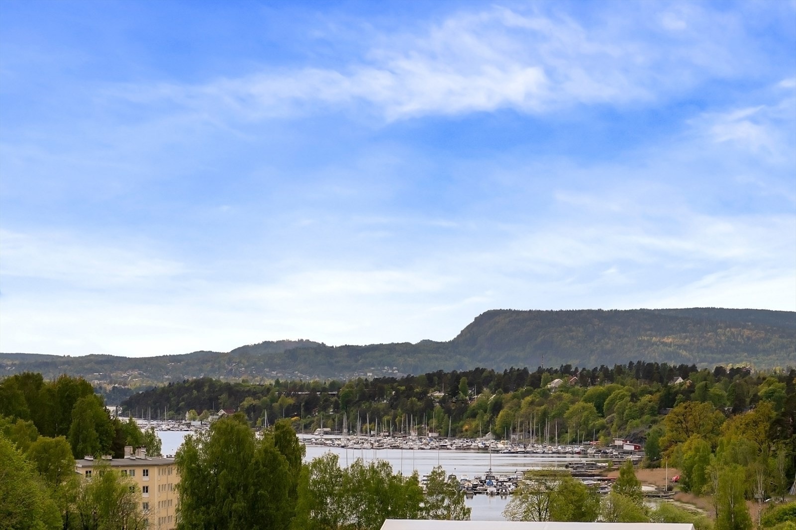 Utsikten fra takterrassen Galleribilde