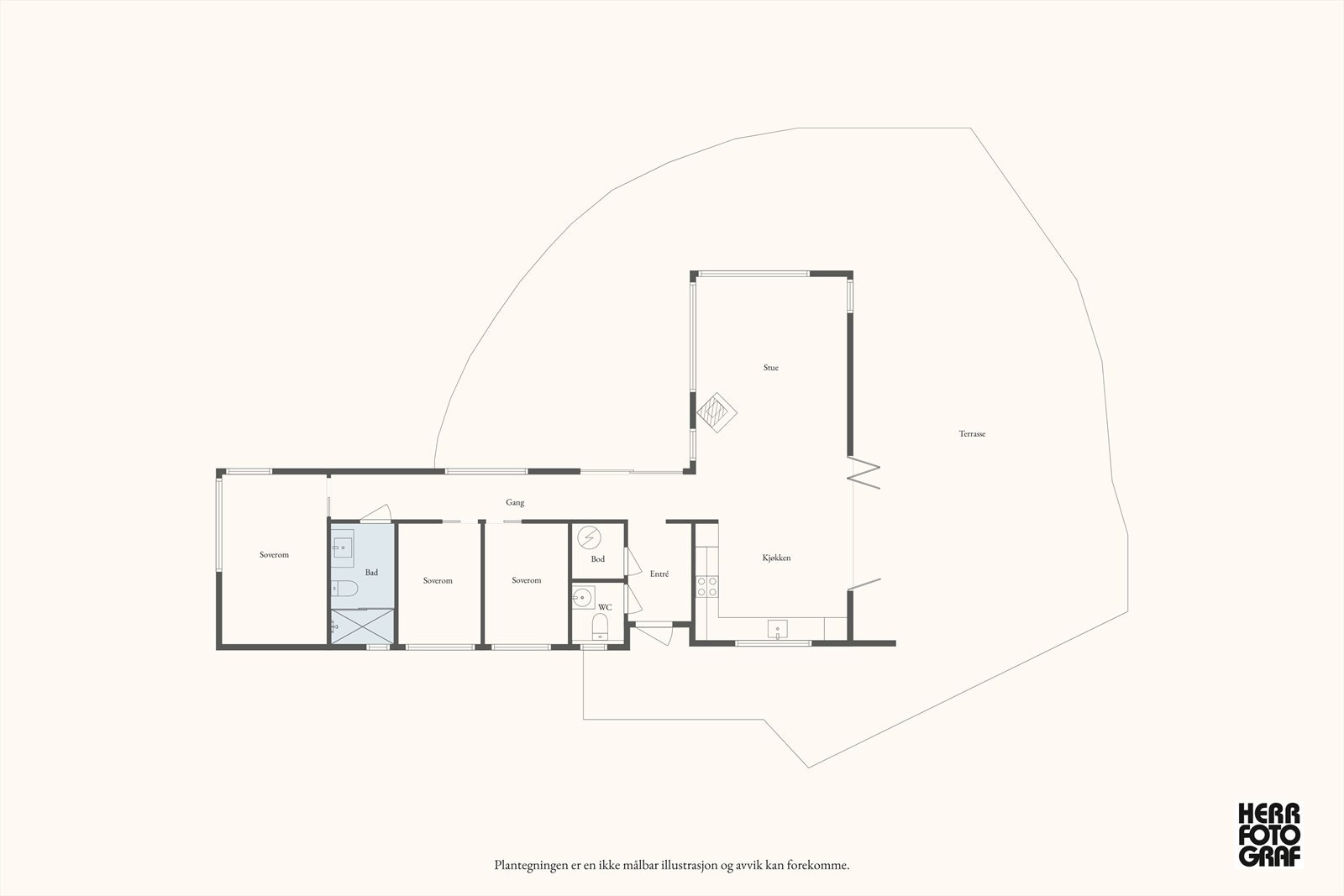 Plantegning Galleribilde