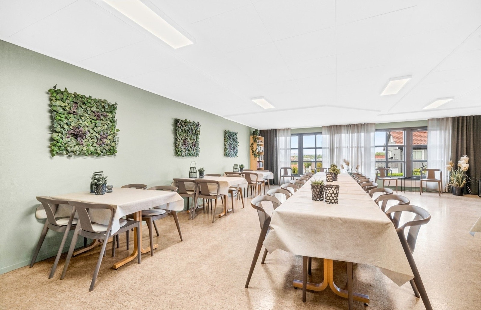 Sameiet har eget selskapslokale til låns og leie for beboerne. Galleribilde
