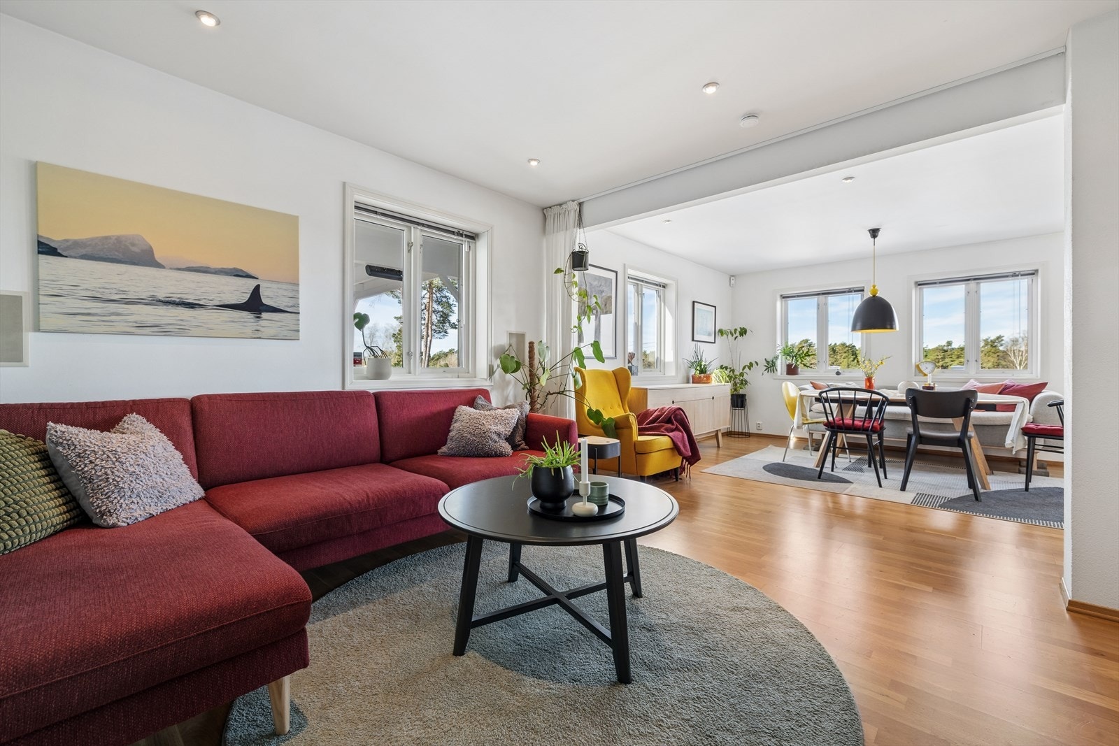 Stuen ligger helt innerst - Perfekt for avslapning etter lange dager Galleribilde