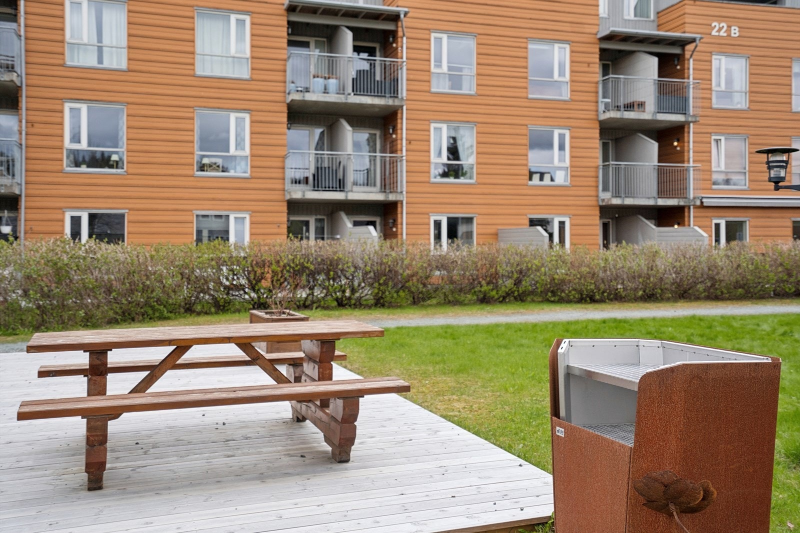 Felles grillplass. Galleribilde