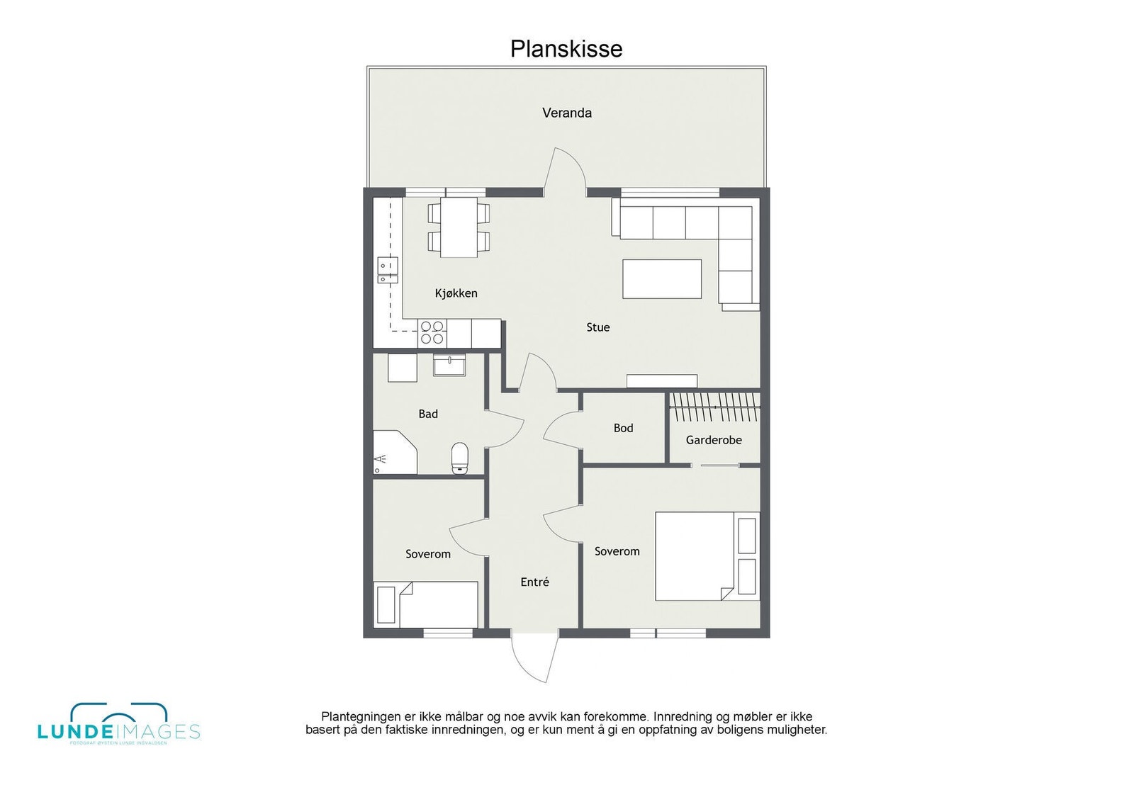 Planskisse - ikke målbar Galleribilde