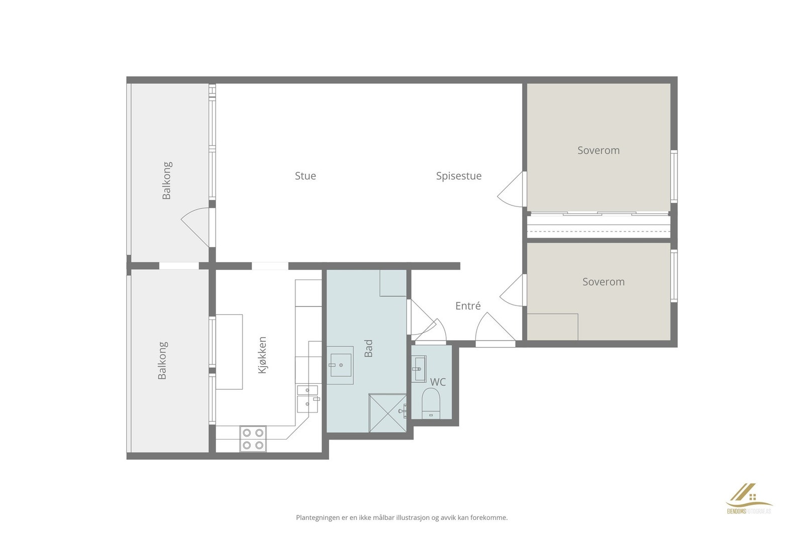Plantegning Galleribilde