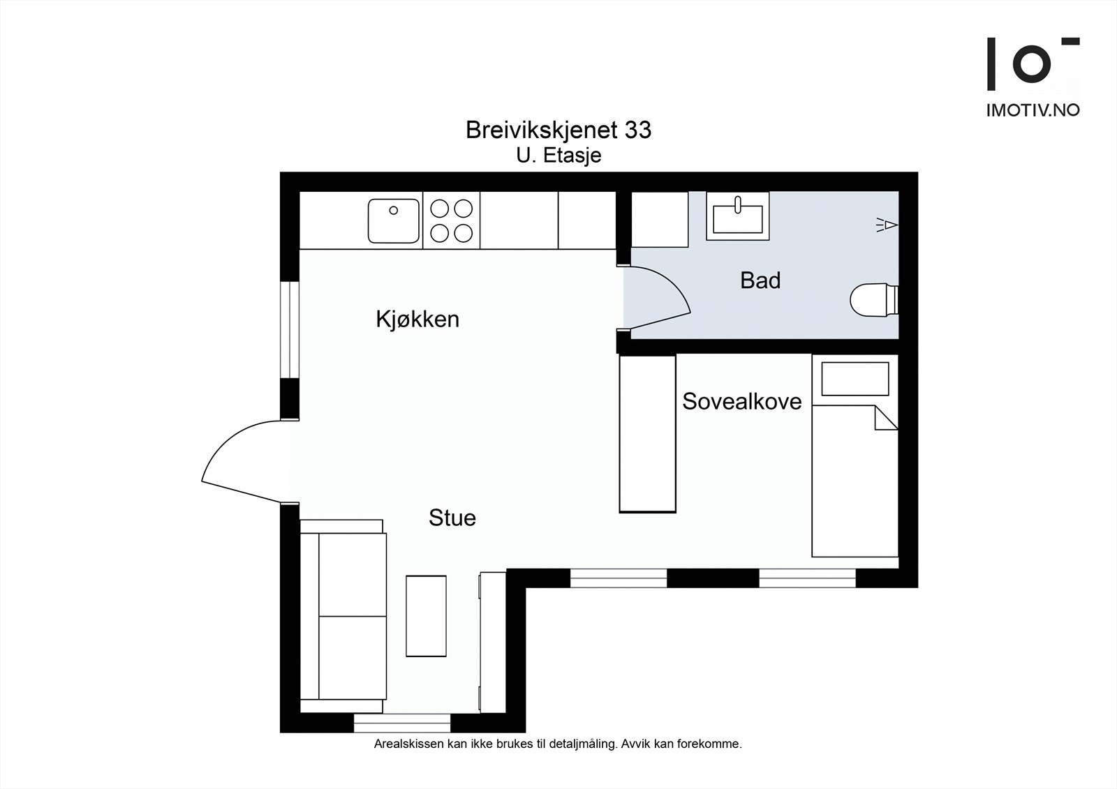 Huset har underetasje som er innredet og som har egen innngang. Galleribilde