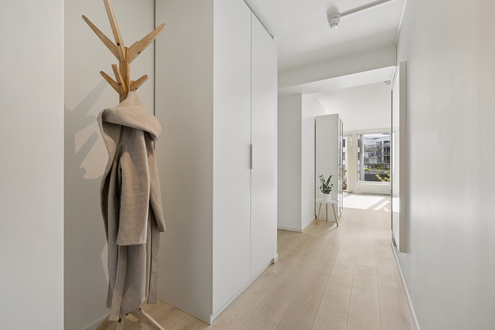 Inngangspartiet er lyst og innbydende. Galleribilde