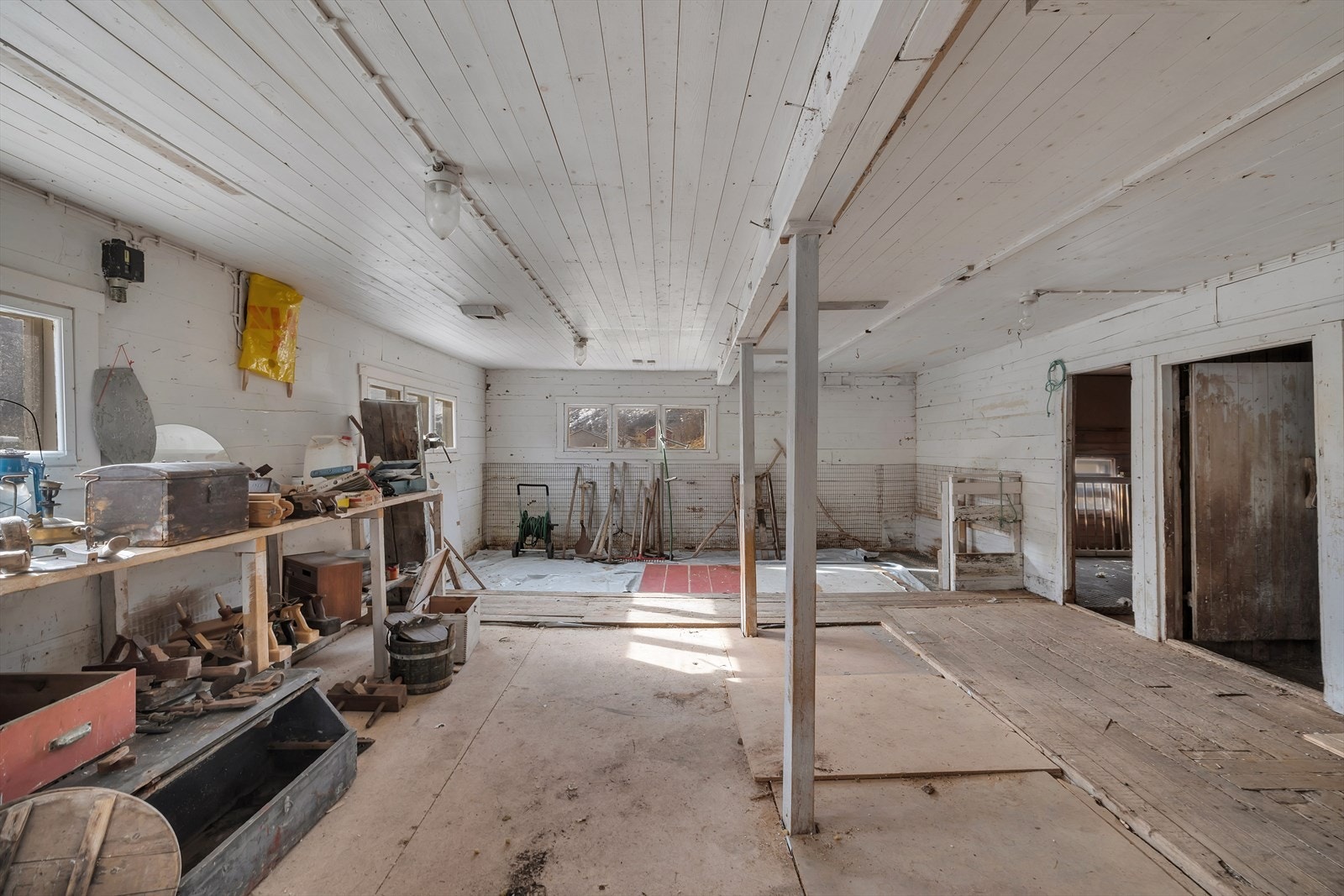 Det har tidligere vært sauer i fjøset Galleribilde