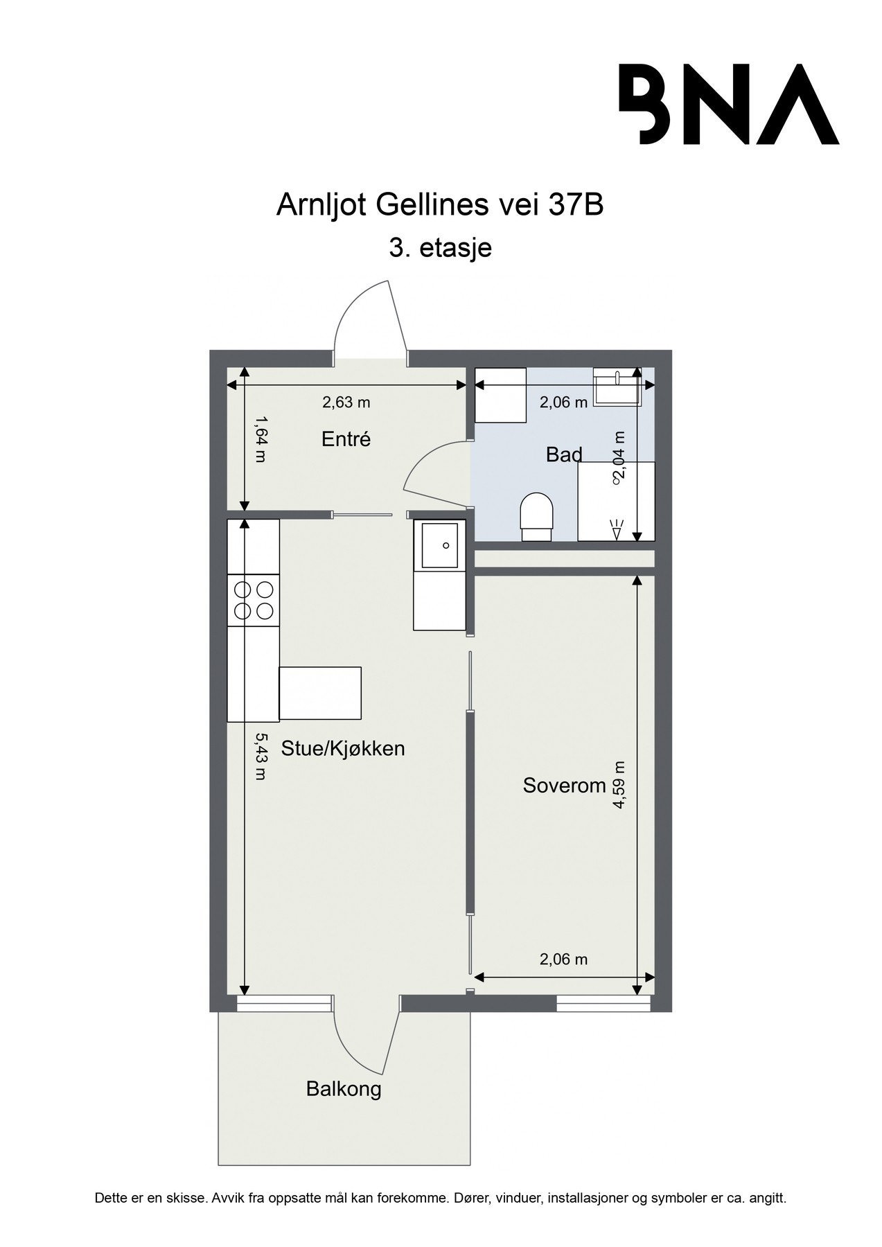 Plantegning. Galleribilde