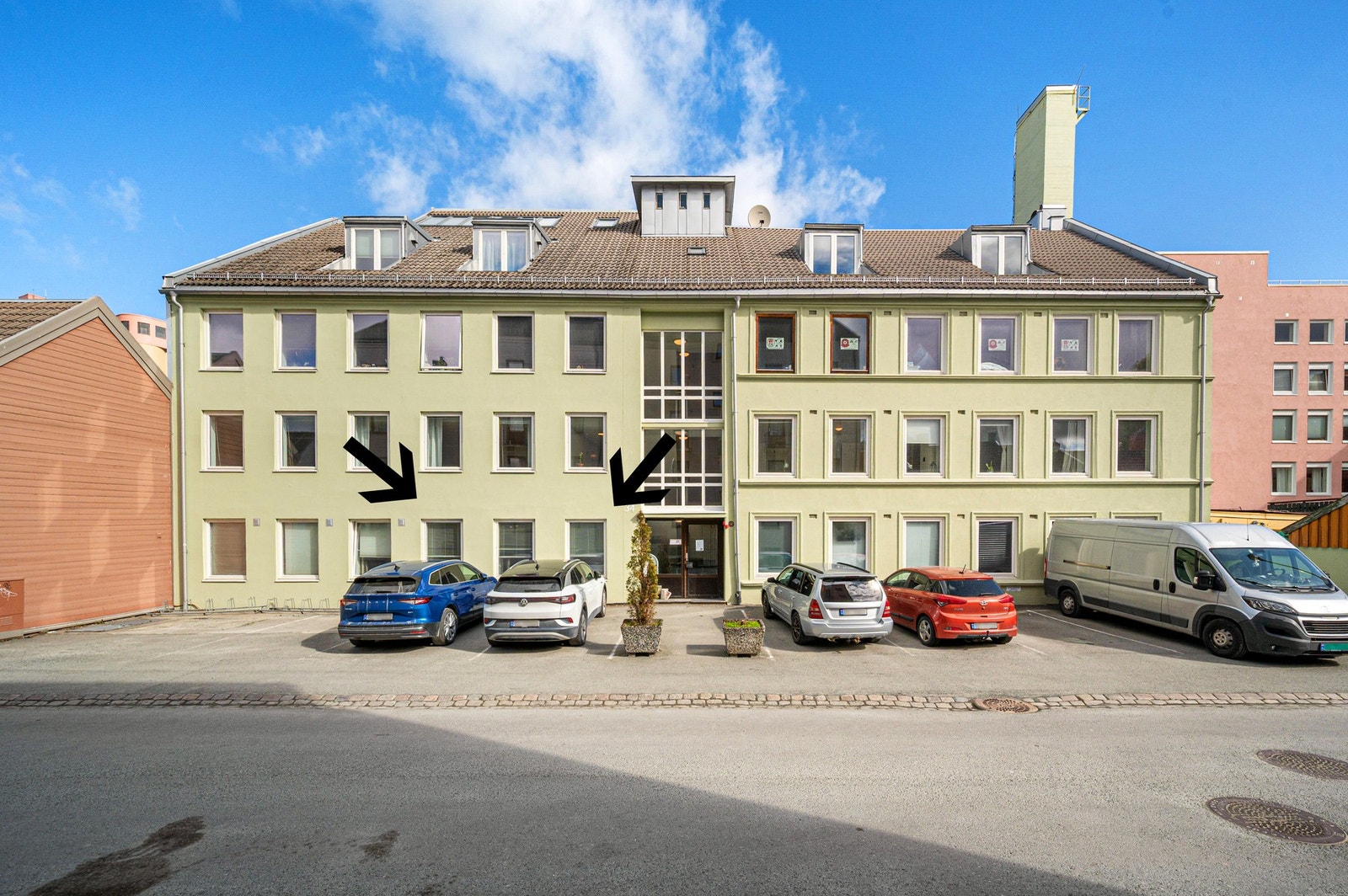 Fasade. Bygget ble oppsatt i 1905. Galleribilde