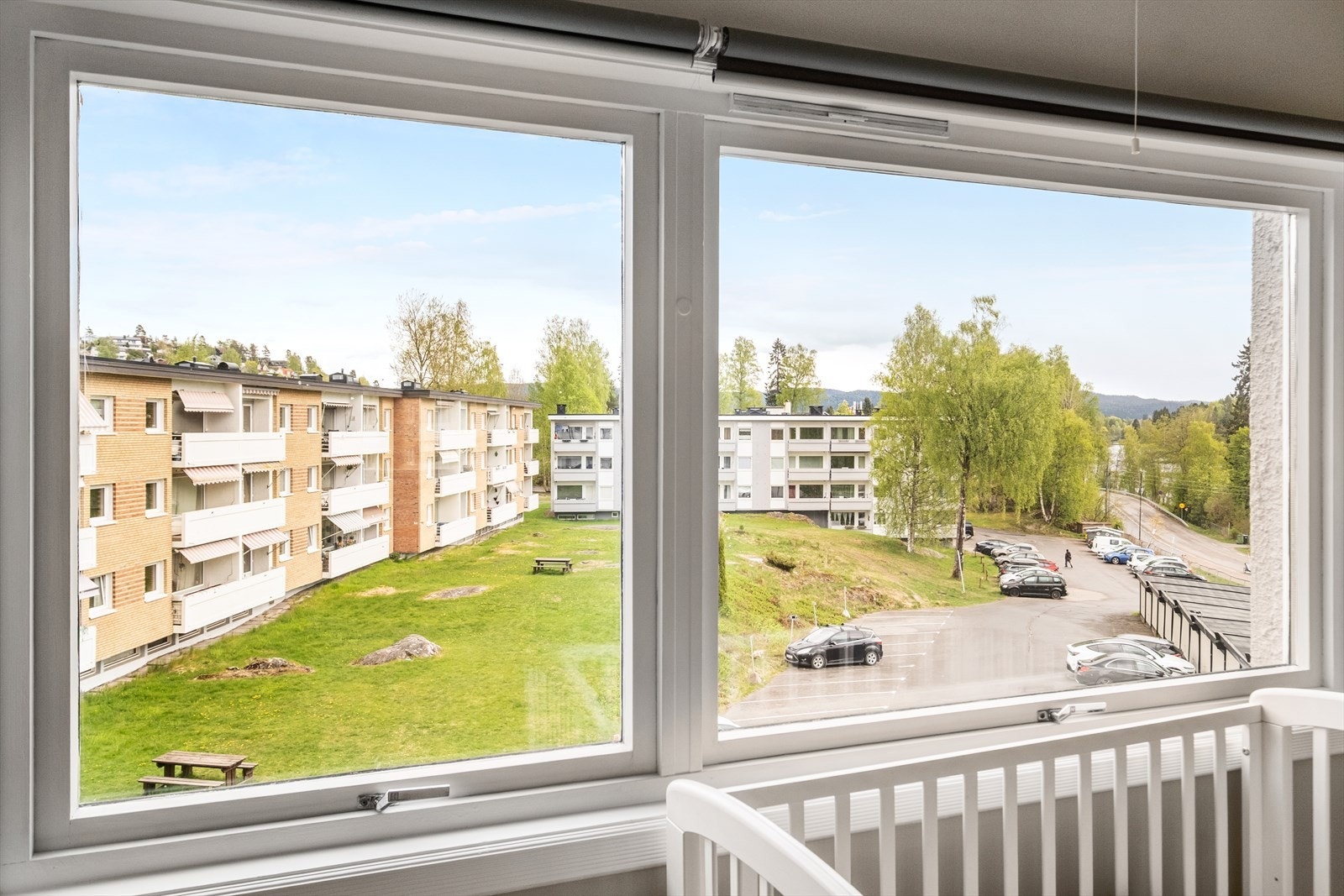 Utsyn fra hovedsoverom. Galleribilde