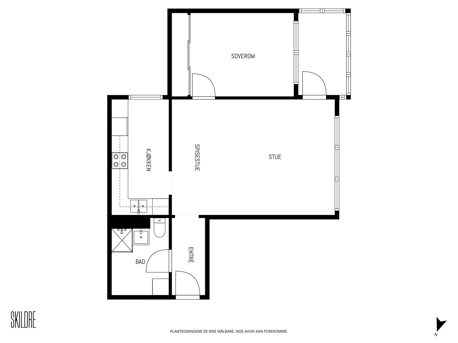 Plantegning Galleribilde