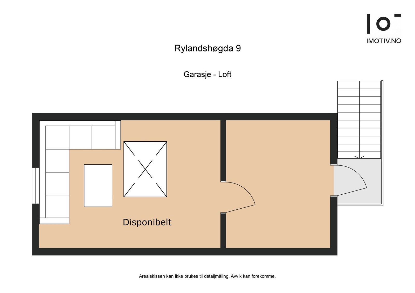Plantegning garasje 2.etg. Galleribilde
