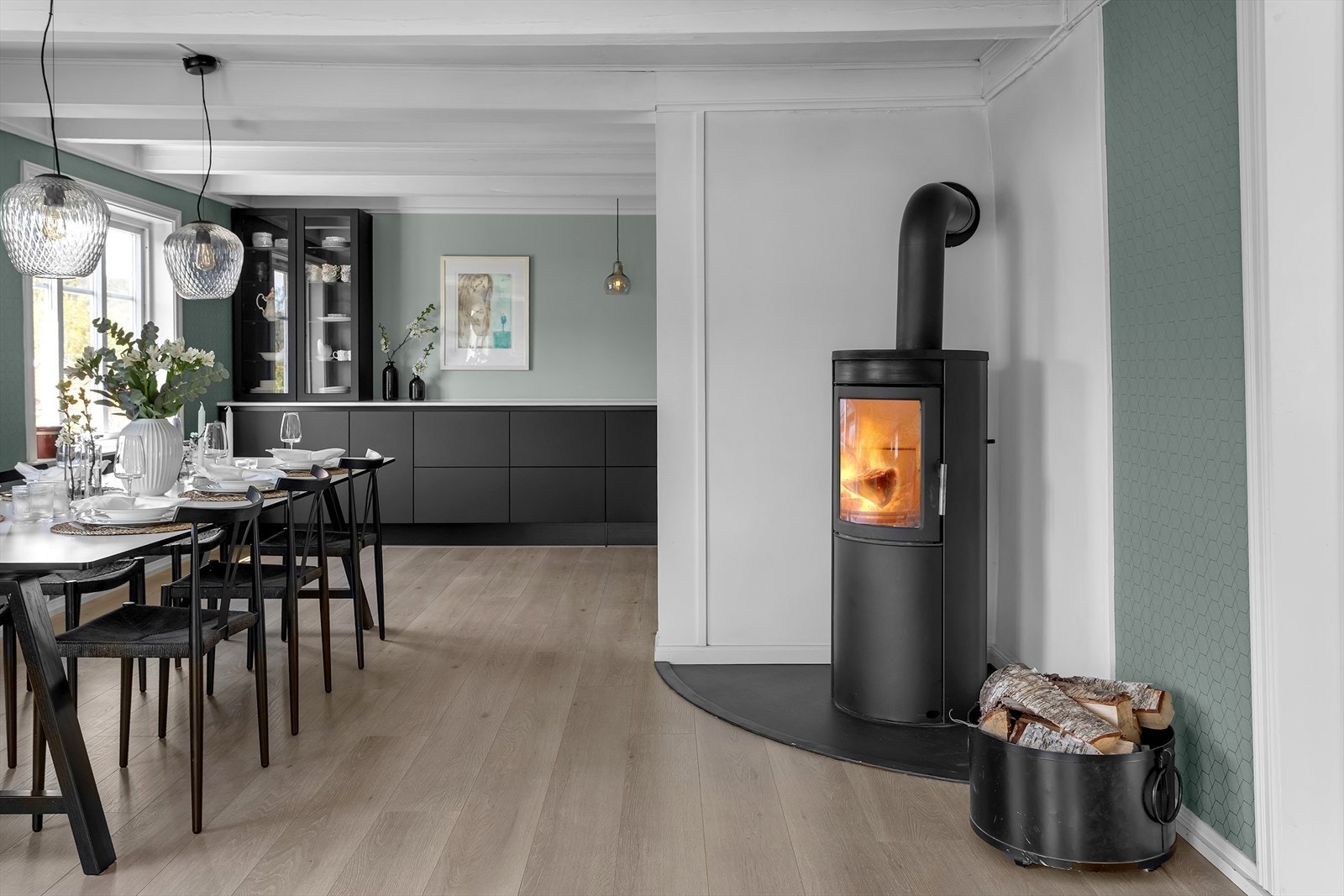 Vedovn sørger for bod varme og hygge Galleribilde