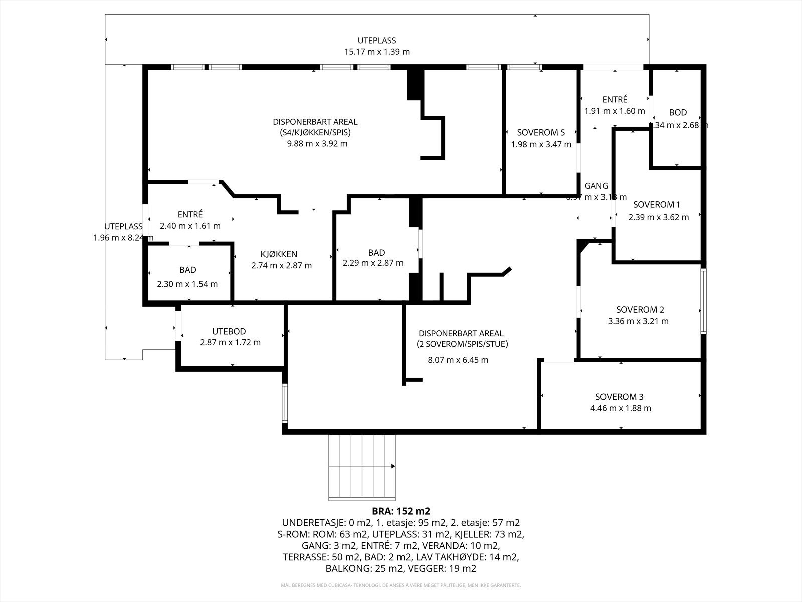 Plantegning 1.etg. Galleribilde
