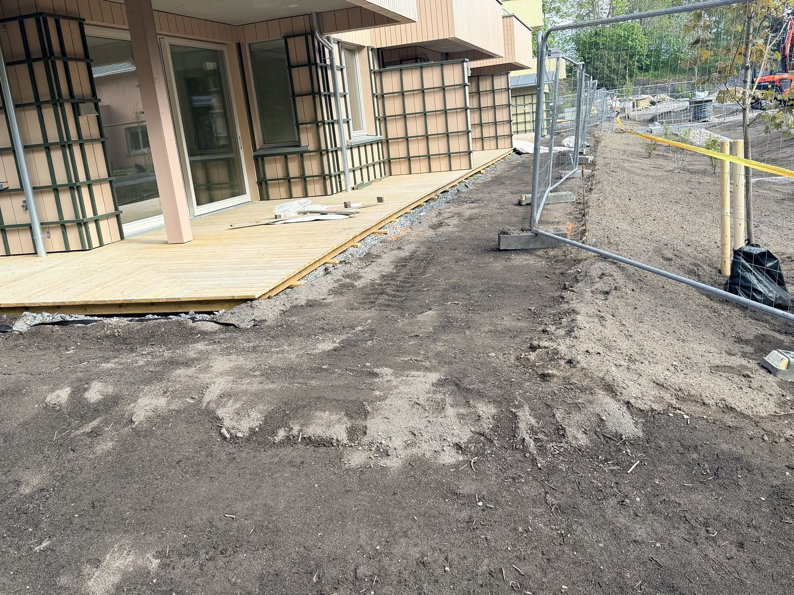 Uteområde rett utenfor leiligheten Galleribilde