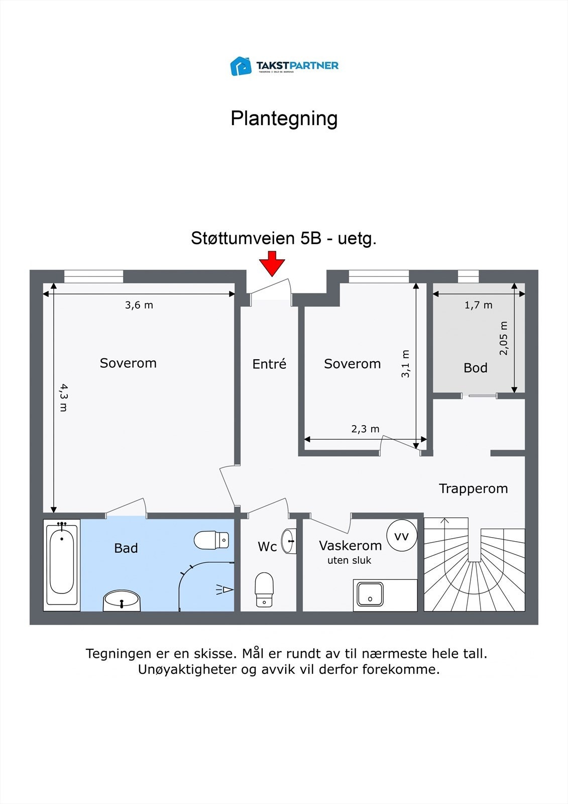 Plantegning Galleribilde