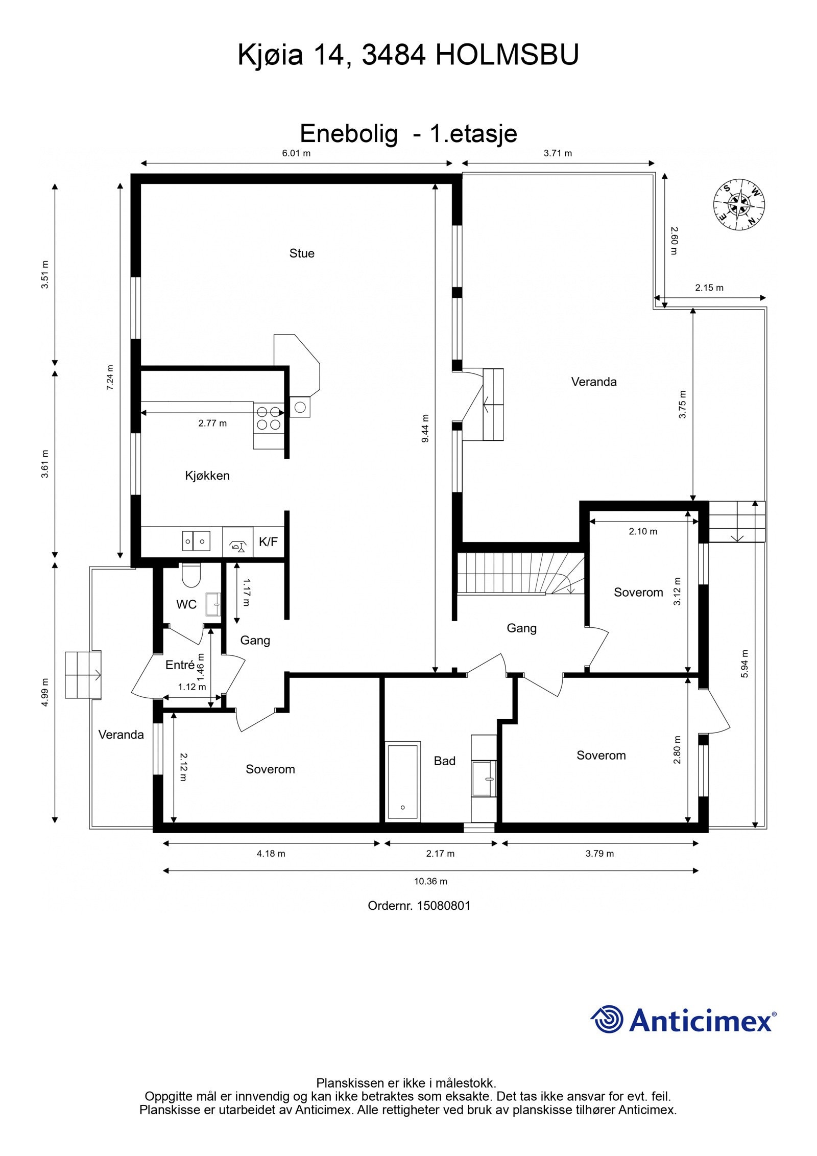 Plantegning 1.etasje. Galleribilde