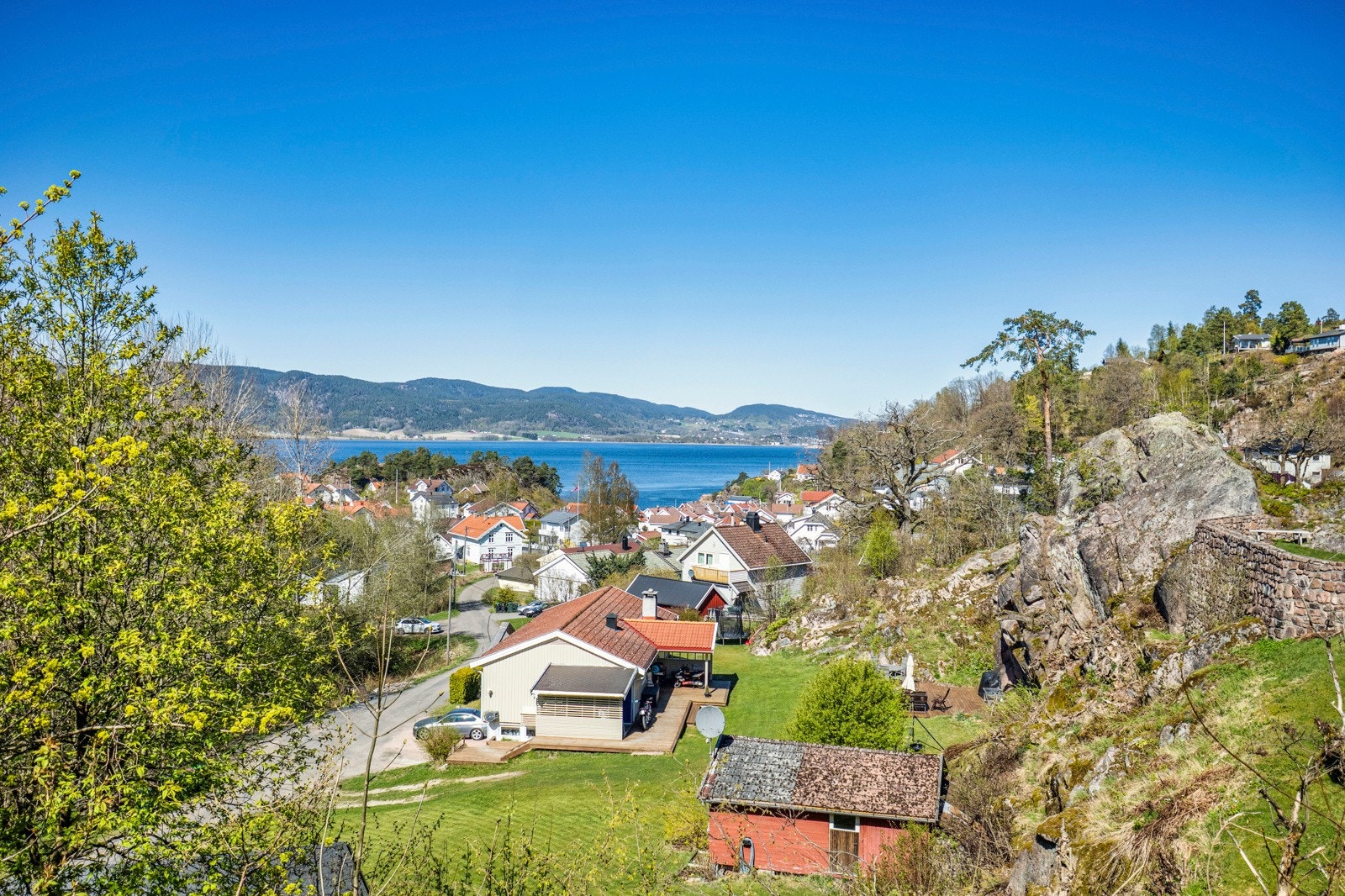 Flott utsikt. Galleribilde