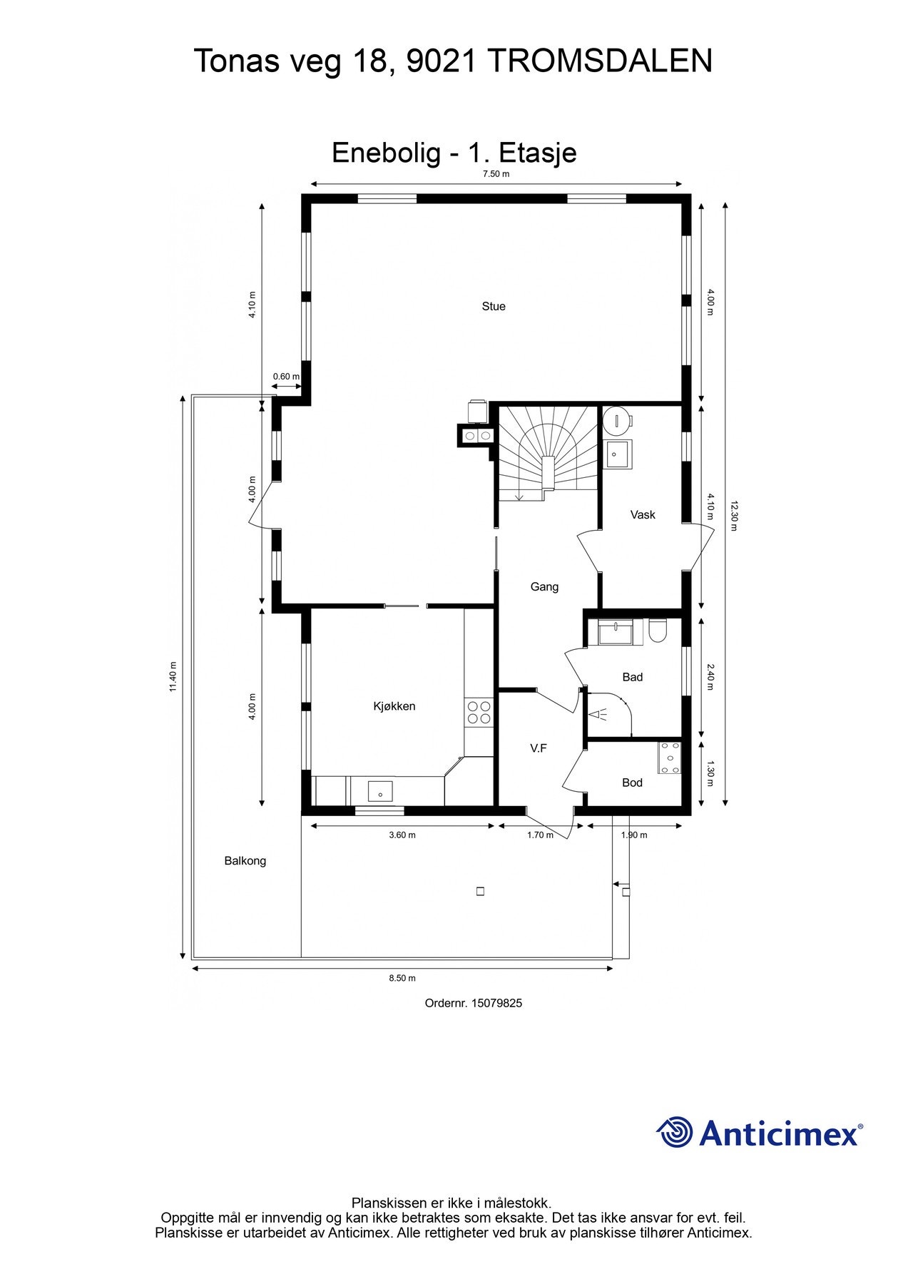 Plantegning 1.etasje. Galleribilde