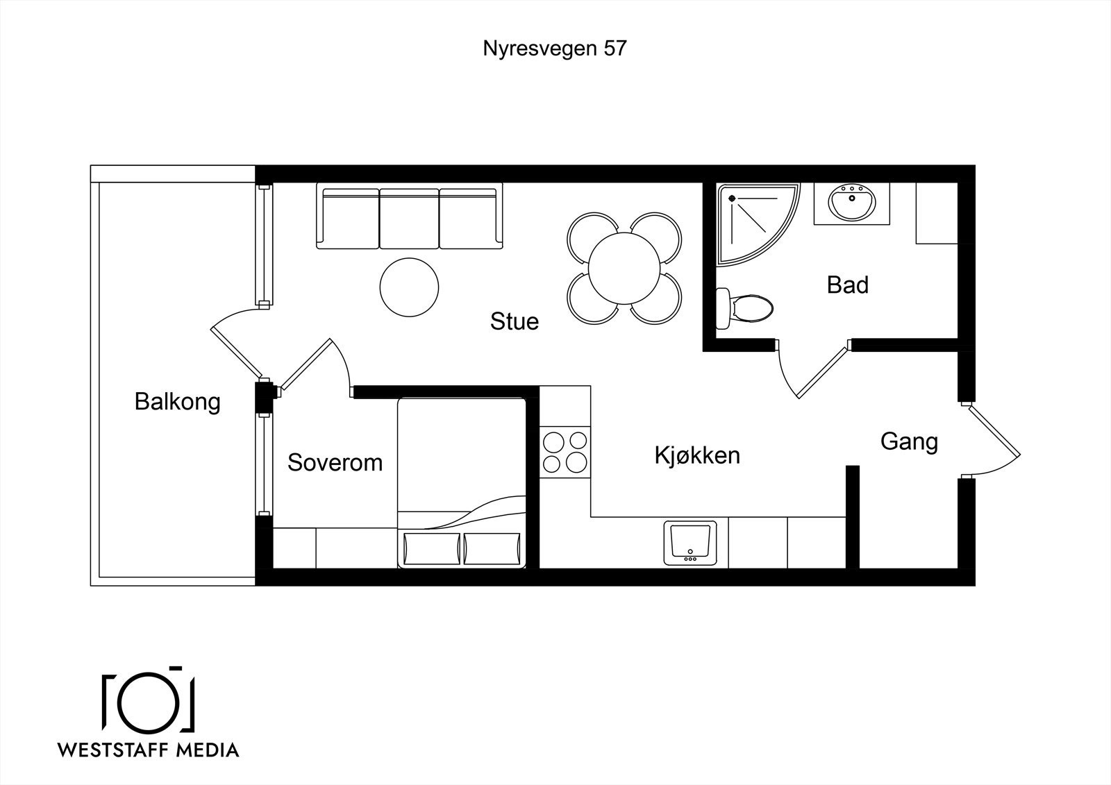 Her kan du setet deg inn i plantegningen. Galleribilde