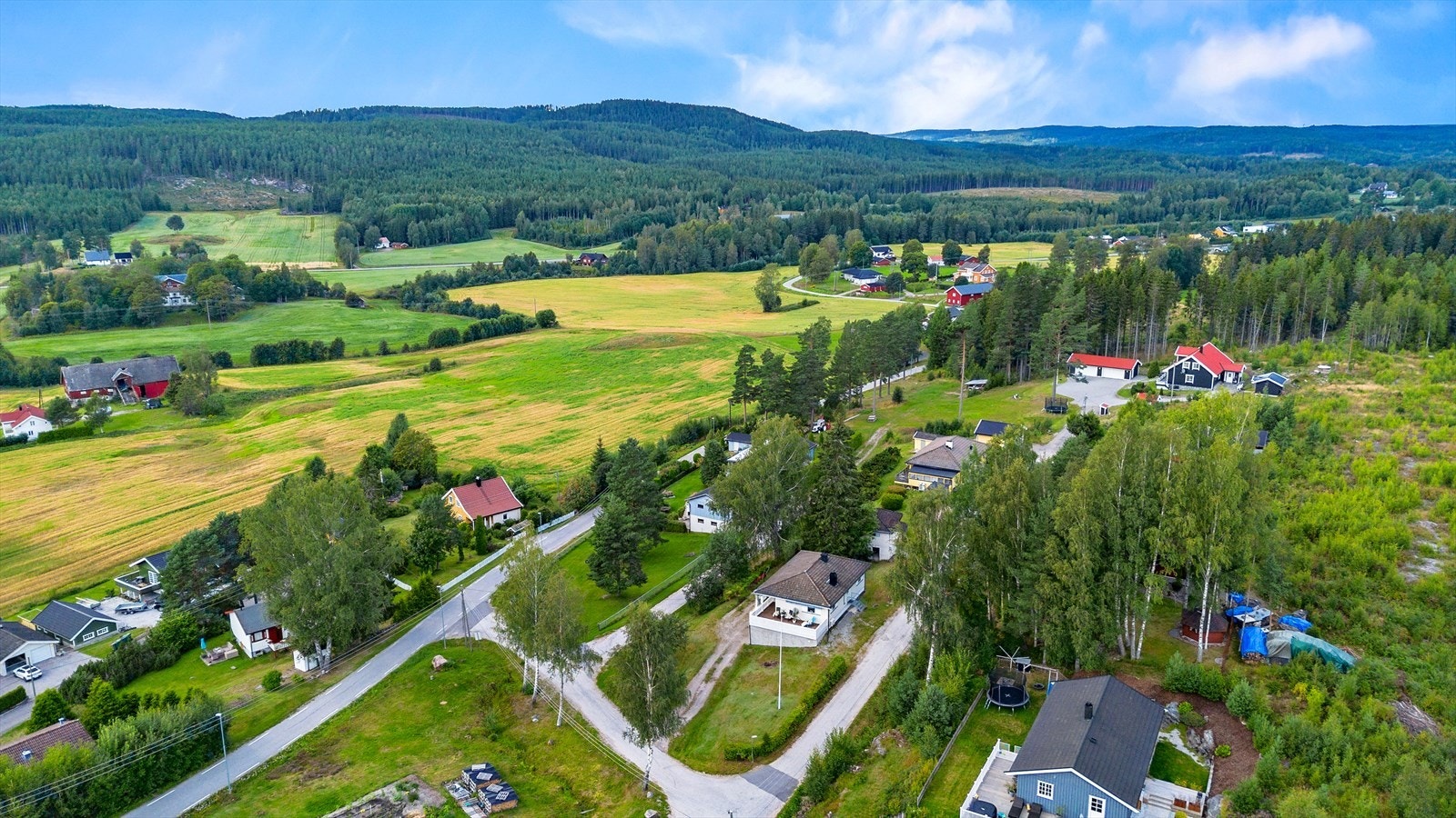 En landlig beliggende bolig Galleribilde