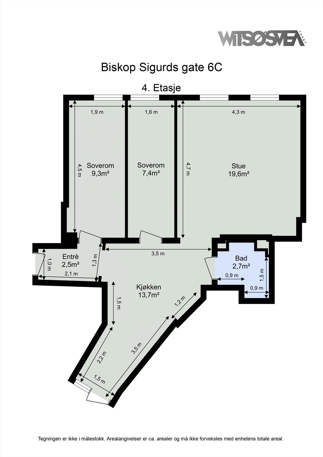 Planskisse. Galleribilde