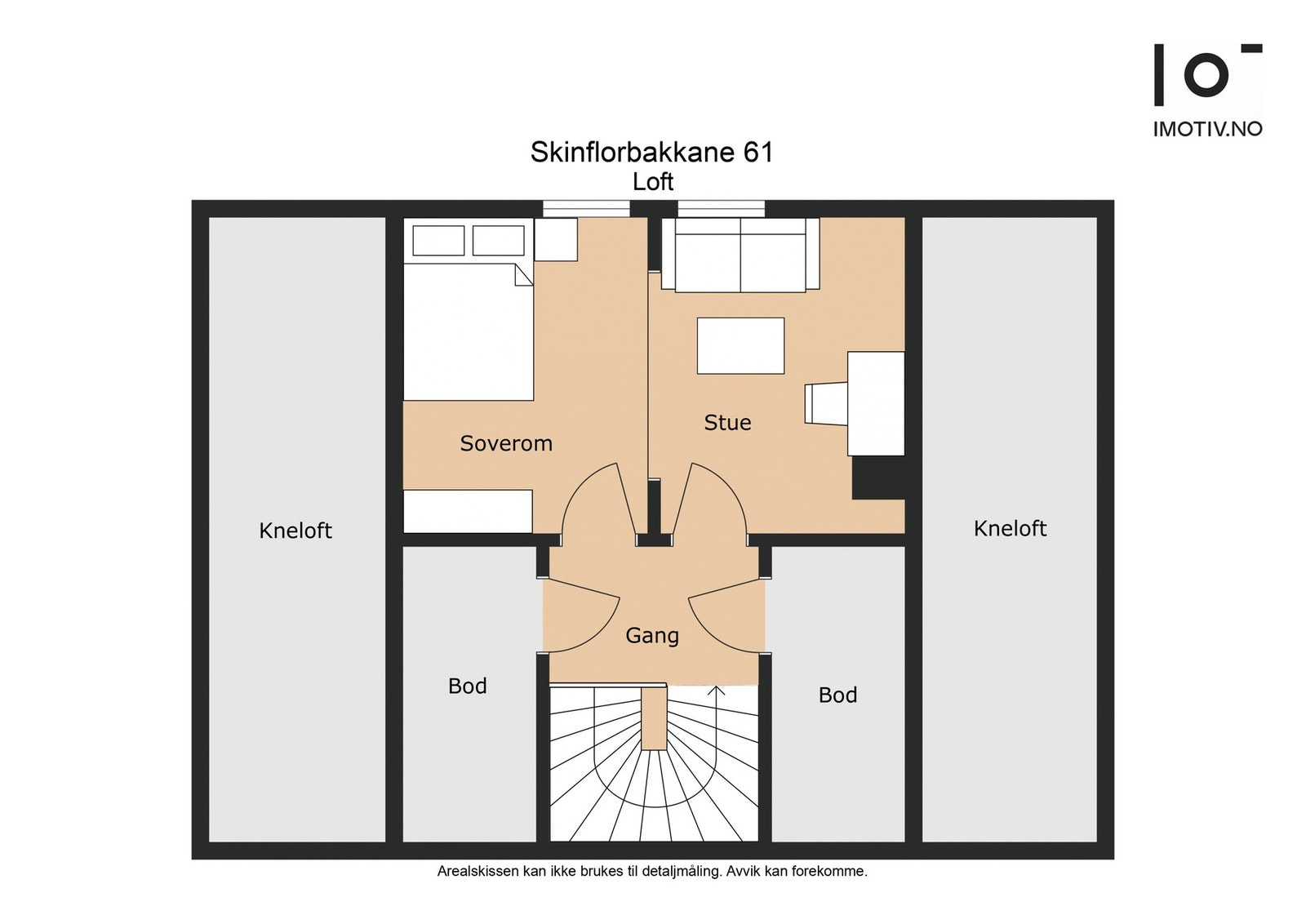 Plantegning loft Galleribilde