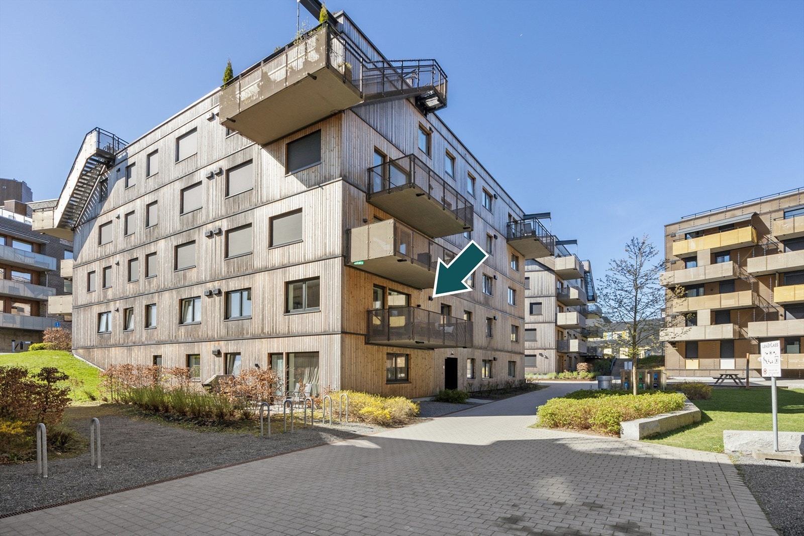 Byggeår 2020. Trivelig og pent opparbeidet fellesareal. Galleribilde