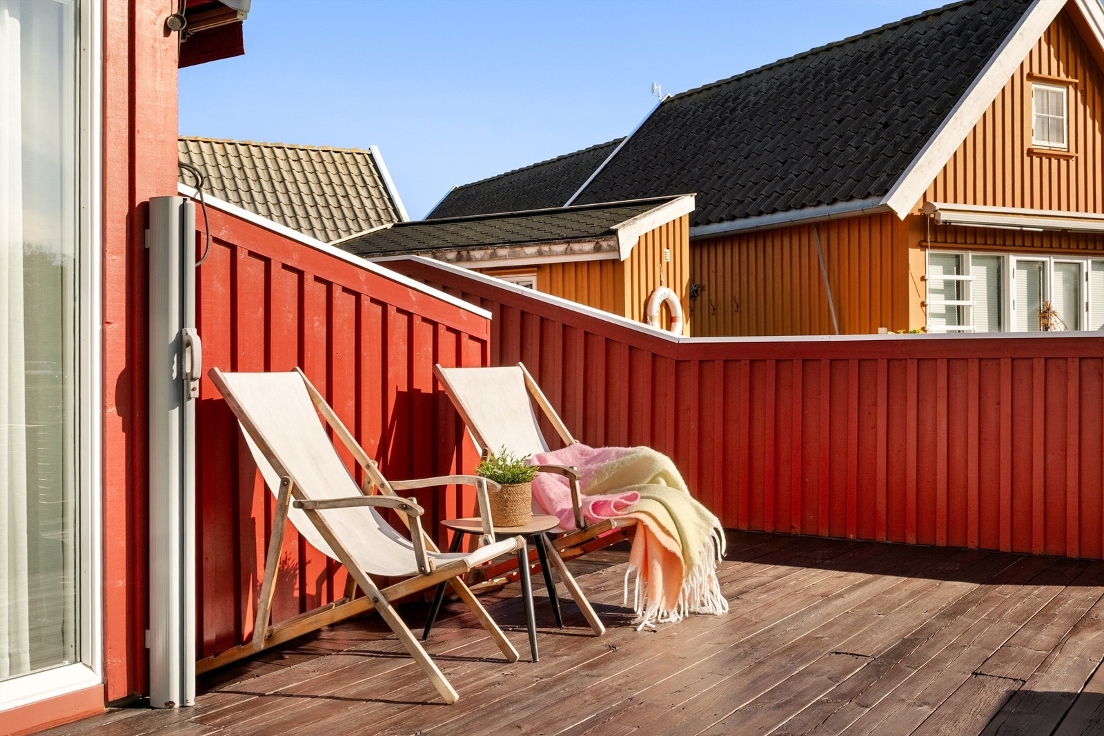 Uttrekkbar duk kan benyttes både til avskjerming og til inndeling i soner. Galleribilde