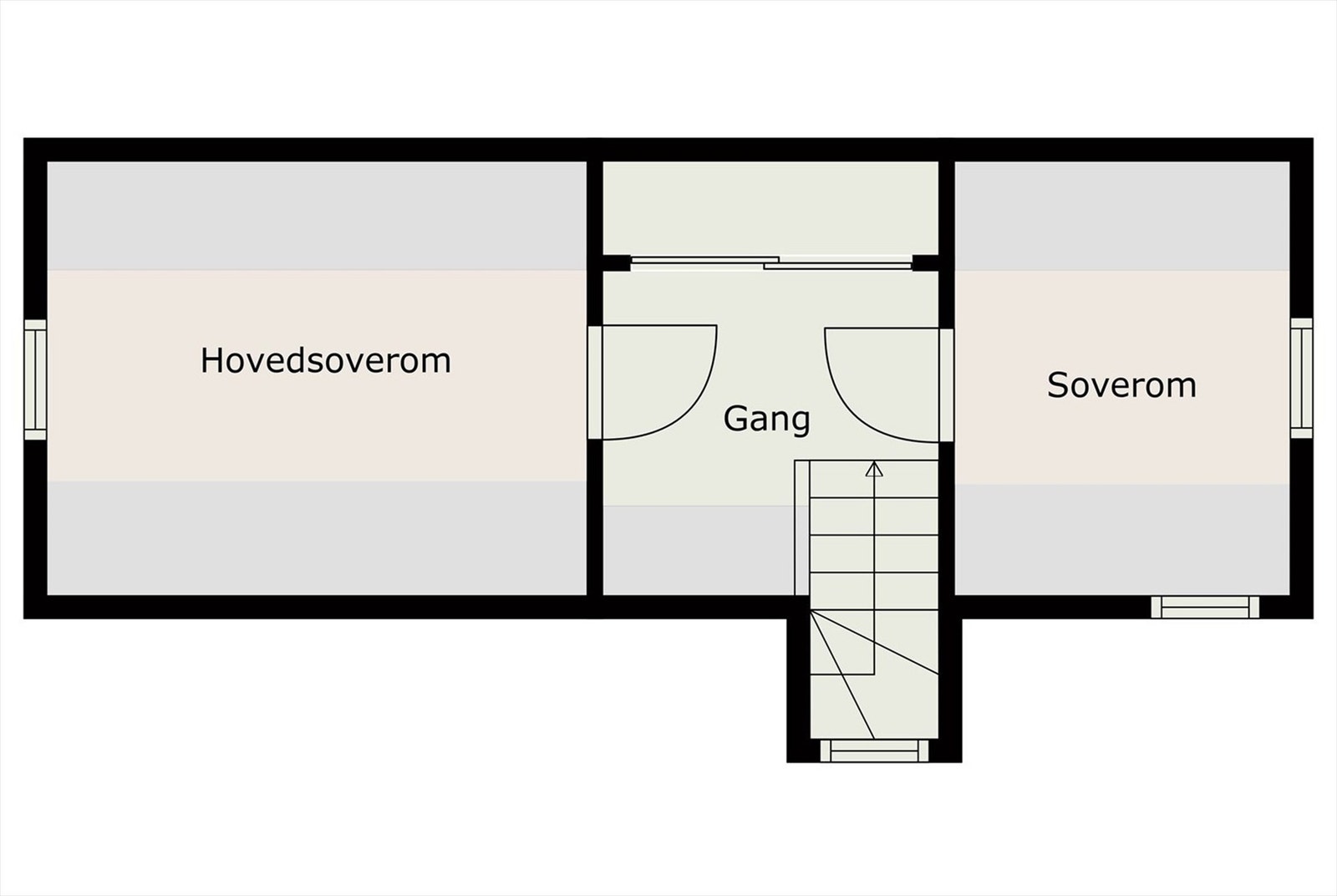 Veiledende skisse av loftsetasje. Galleribilde